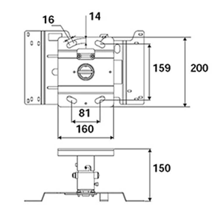 Epson Elpmb23 Projector Ceiling Mounting Kit Shelly Lighting