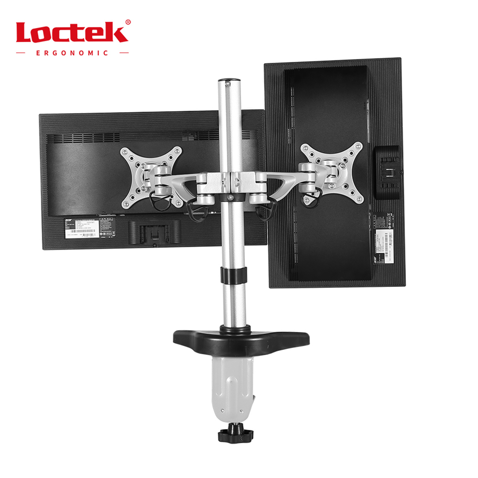 Buy the Loctek Eco Mount, 10"27" Dual Monitor Desk Mount, Ergonomic
