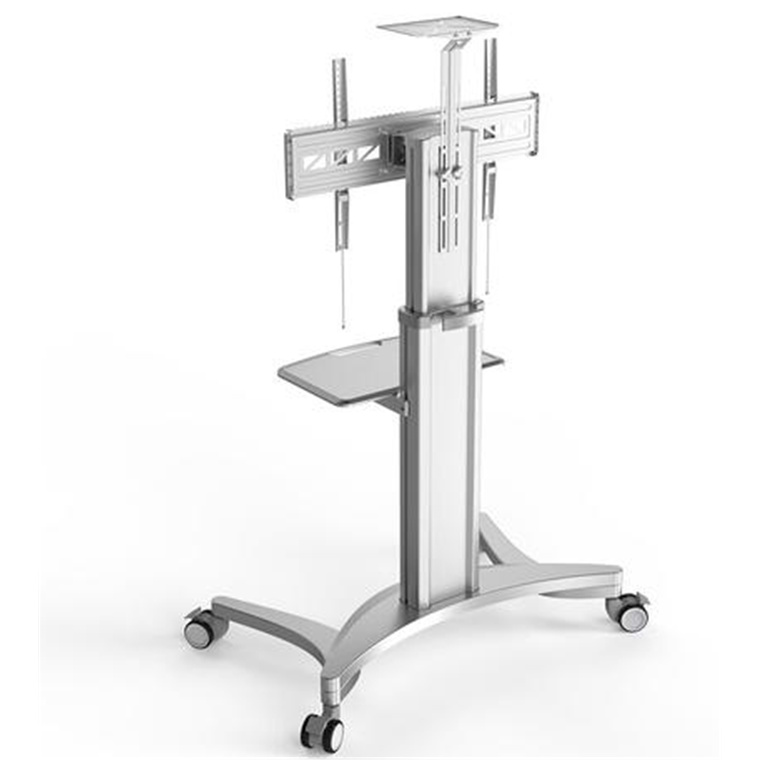 Buy the Loctek Premium TV Cart, 32"70" Mobile Trolley, Silver Max Load... ( PSF221 ) online