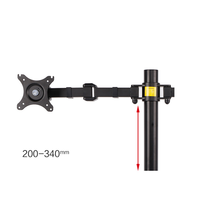 Loctek Eco Mount, 10"-30" Quad Monitors Ergonomic Swivel Arm - VESA 75 & 100mm - Capacity 10KG - Adjust -85 -15deg - 5 Years Warranty