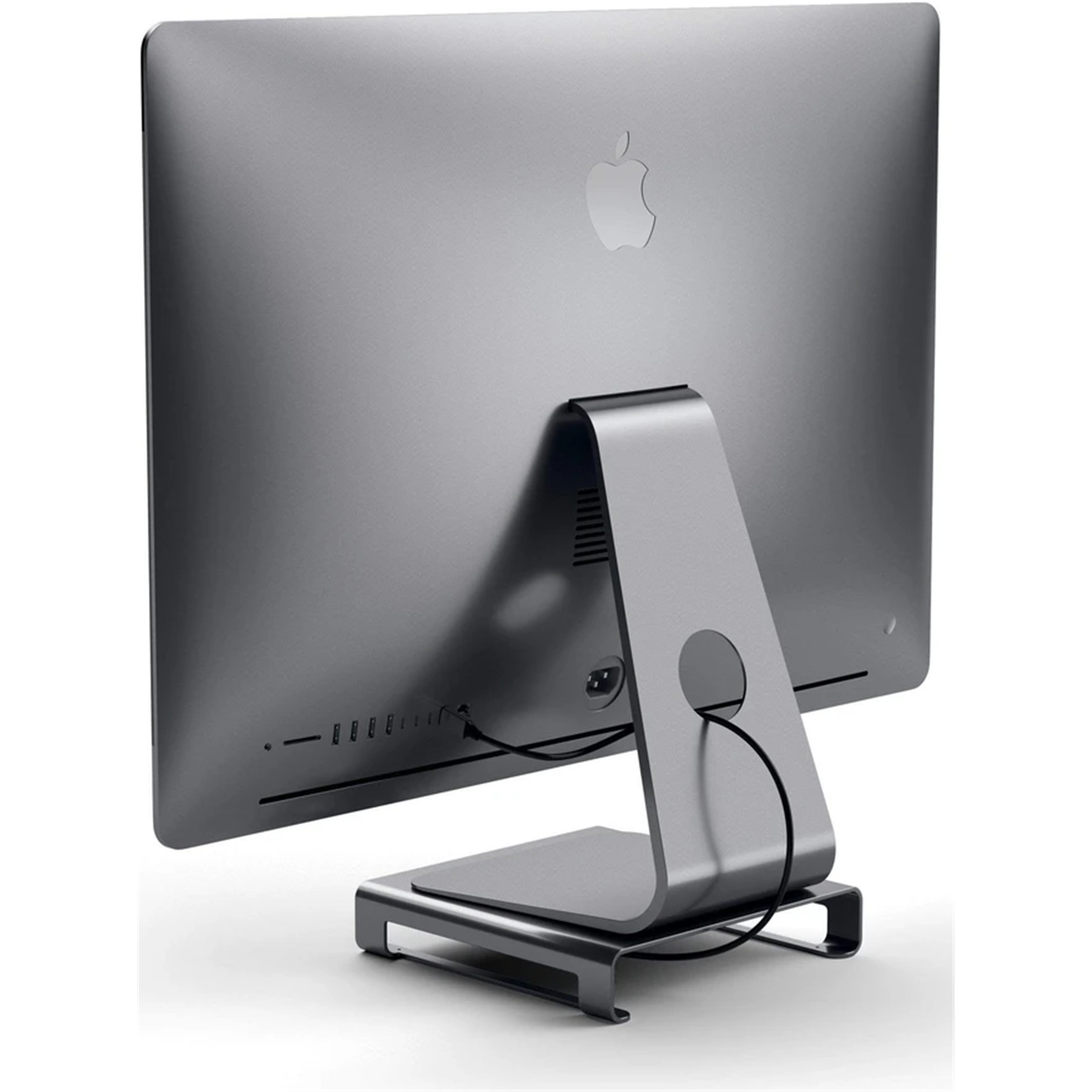 Buy the SATECHI USBC Aluminium Monitor Stand Hub for iMac Space Grey