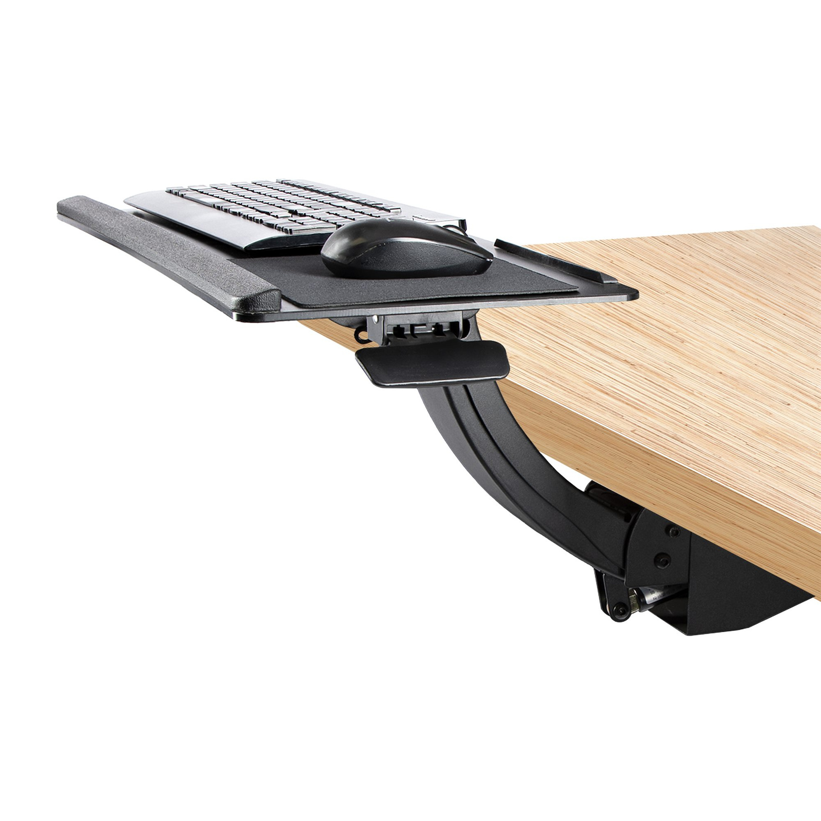 Buy the StarTech KBTRAYADJ2 Under Desk Keyboard Tray Adjustable