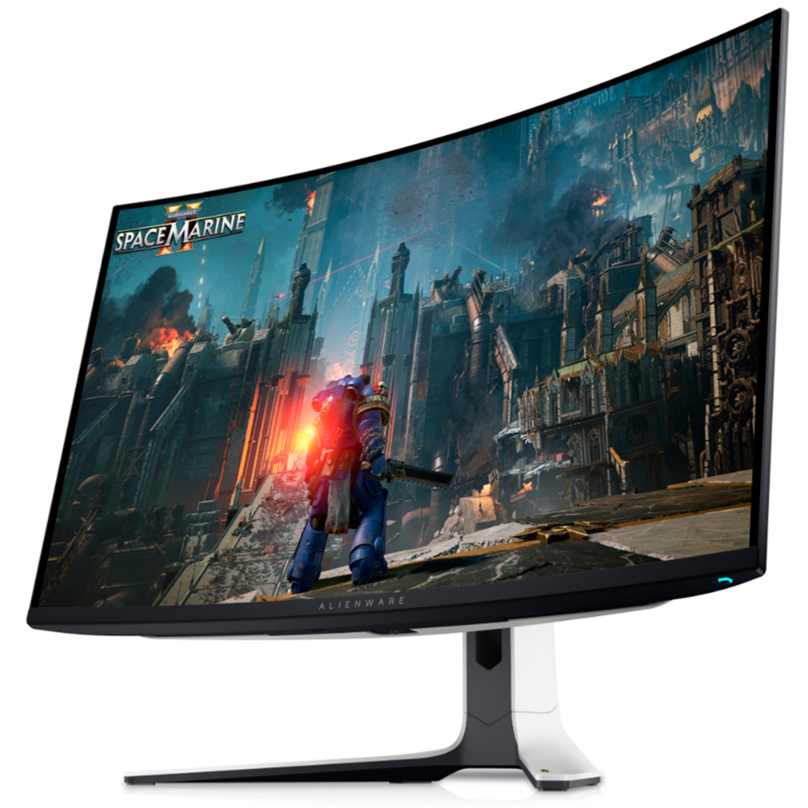 Dell Alienware AW3225QF 32" 4K 240Hz Curved OLED Gaming Monitor 3840x2160 - 0.03ms - 2X HDMI 2.1 - DP 1.4 - True Black HDR400 - Nvidia G-Sync Compatible - Height / Swivel / Tilt Adjustable - 100x100 VESA