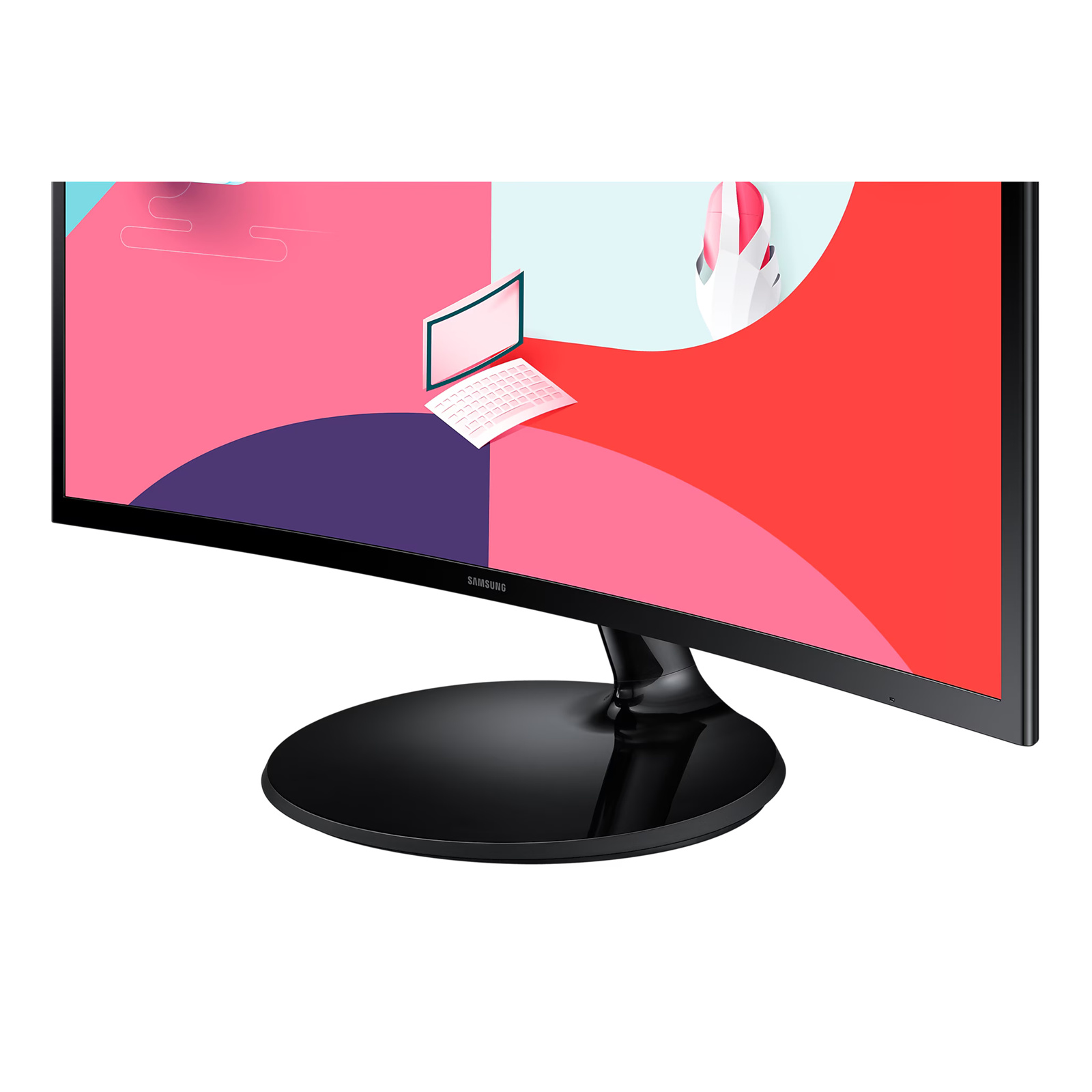 Samsung S24D360GAE 24" FHD Curved Monitor 1920x1080 - HDMI - VGA - AMD FreeSync - 1800R - Tilt Adjustable - 75x75 VESA