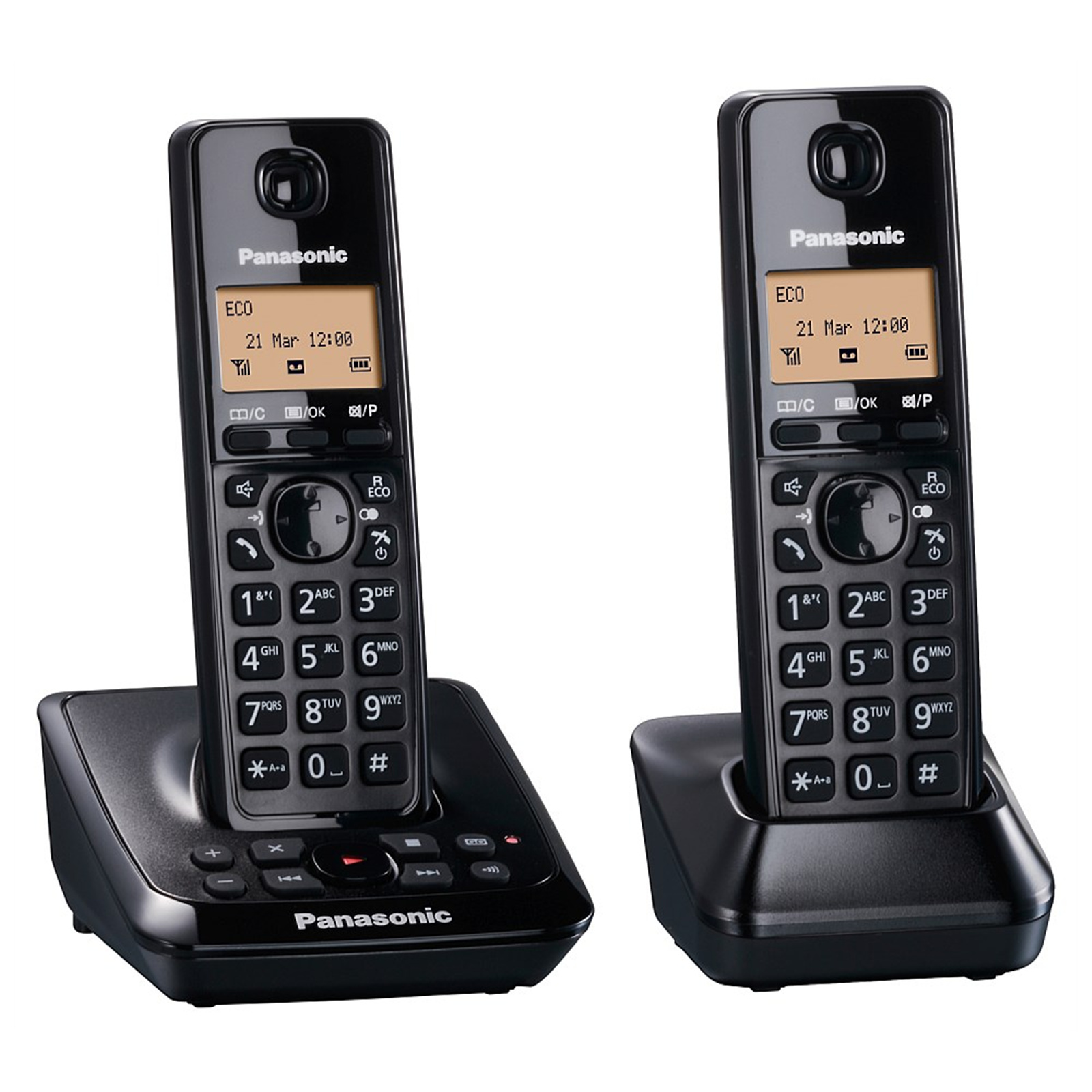Buy the Panasonic KXTG2722 Cordless Landline Telephone Twin Pack with