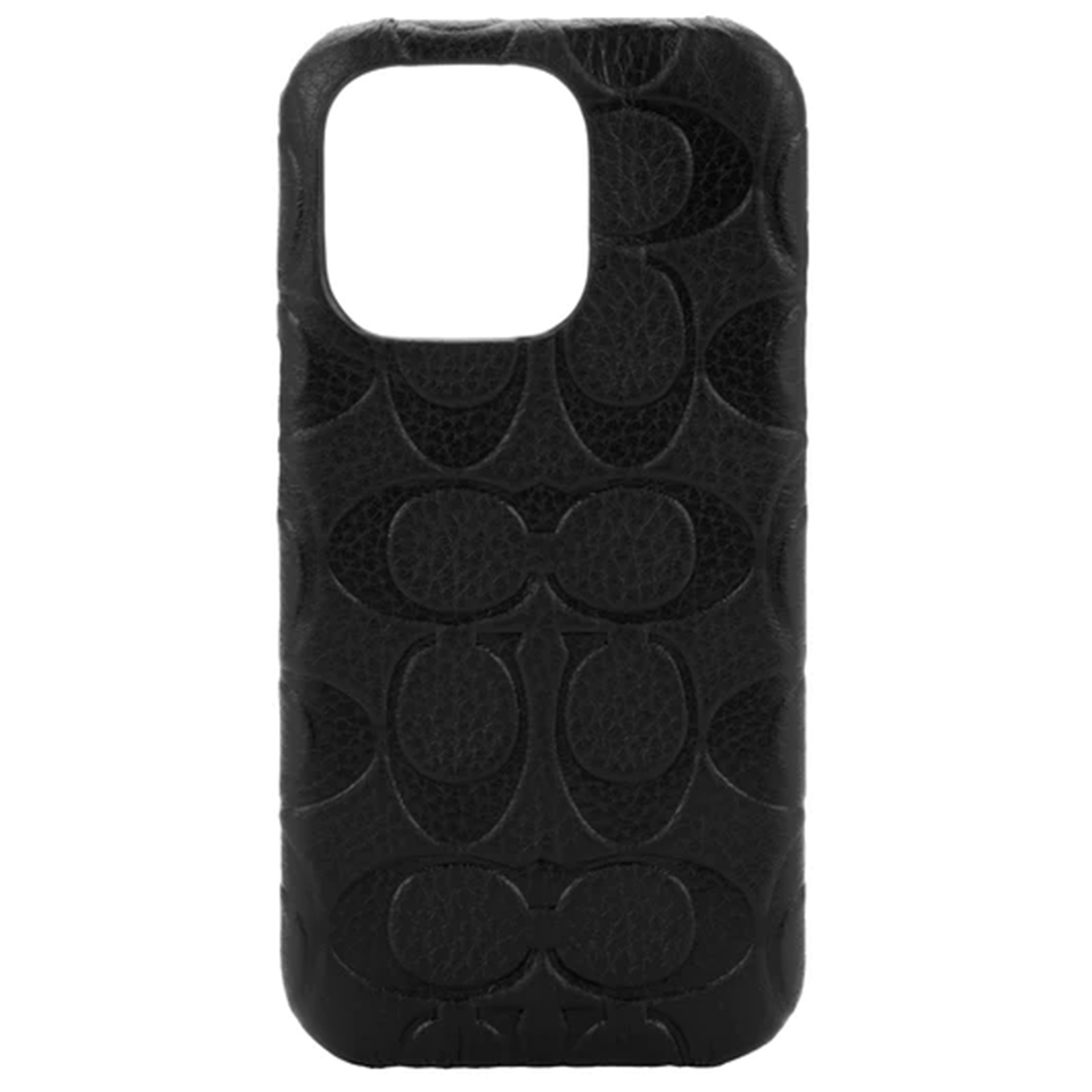 Buy the COACH iPhone 14 Pro Max (6.7") Leather Slim Wrap Case Black Pebled... ( CIPH133BLKEB