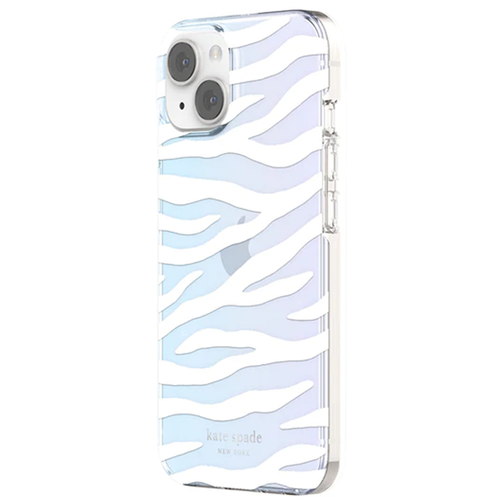 Kate Spade New York iPhone 14 Protective Hardshell Case White Zebra
