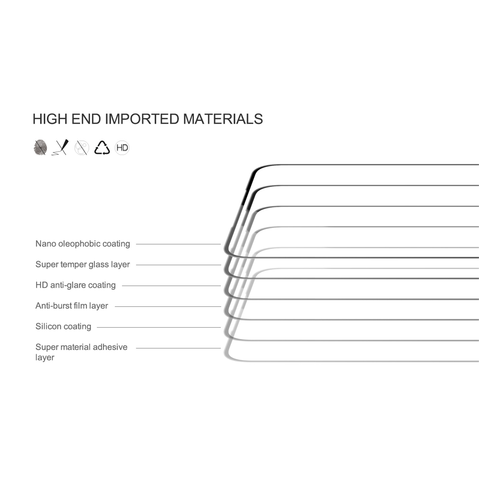 Nillkin Galaxy S24 CP+ Pro Premium Full Covered Glass Screen Protector - Black 9H Hardness - Anti-Burst - Not Case Friendly