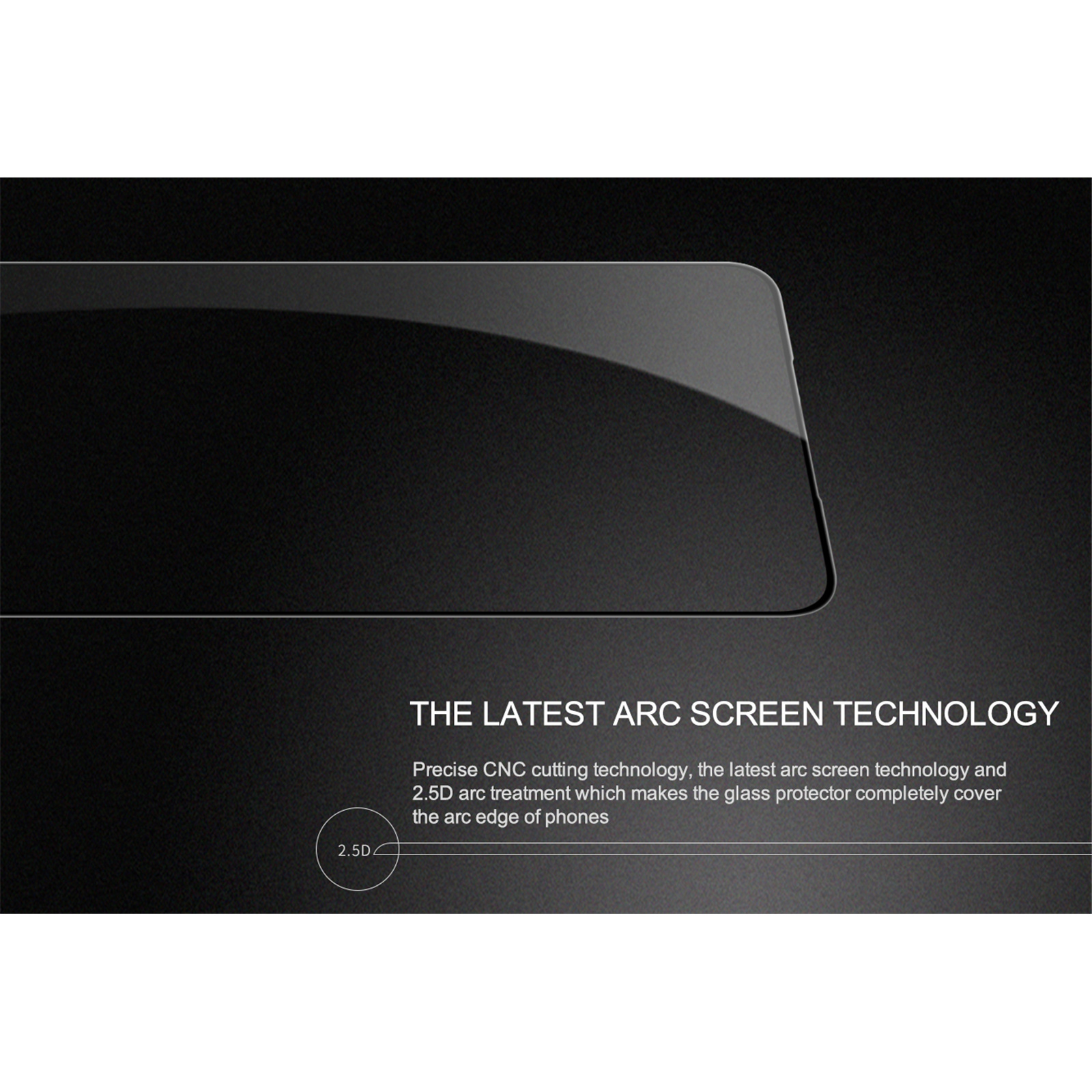 Nillkin Galaxy S24 CP+ Pro Premium Full Covered Glass Screen Protector - Black 9H Hardness - Anti-Burst - Not Case Friendly