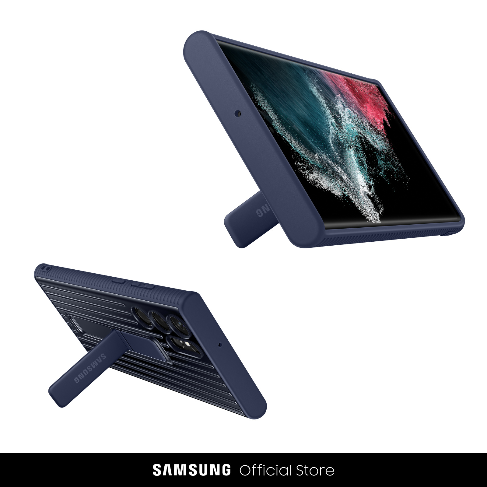 Buy the Samsung Galaxy S22 Ultra 5G Protective Standing Cover Navy