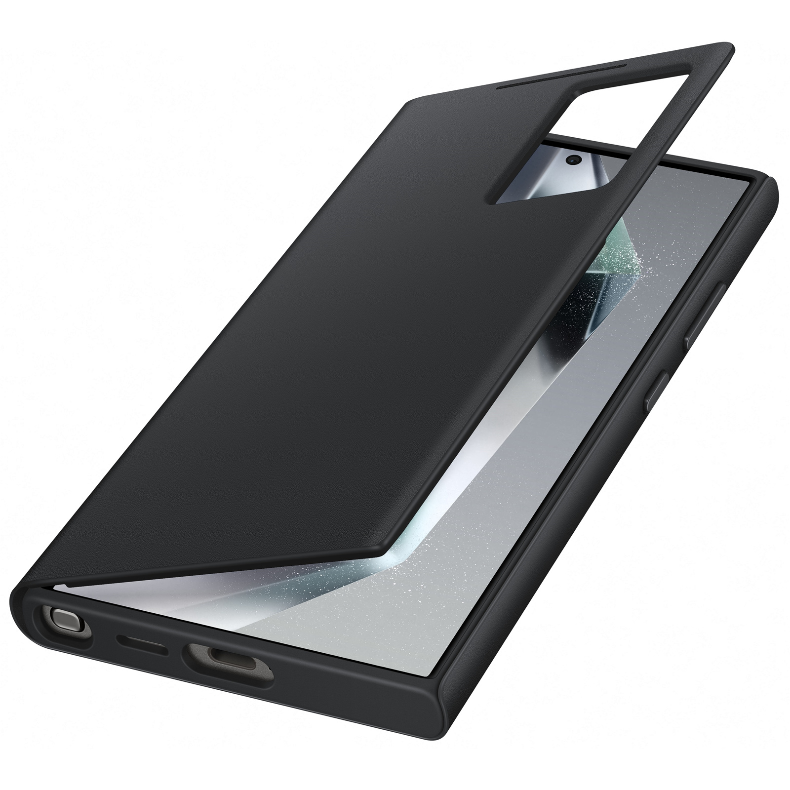 Buy the Samsung Galaxy S24 Ultra 5G Smart View Wallet Case Black ( EF