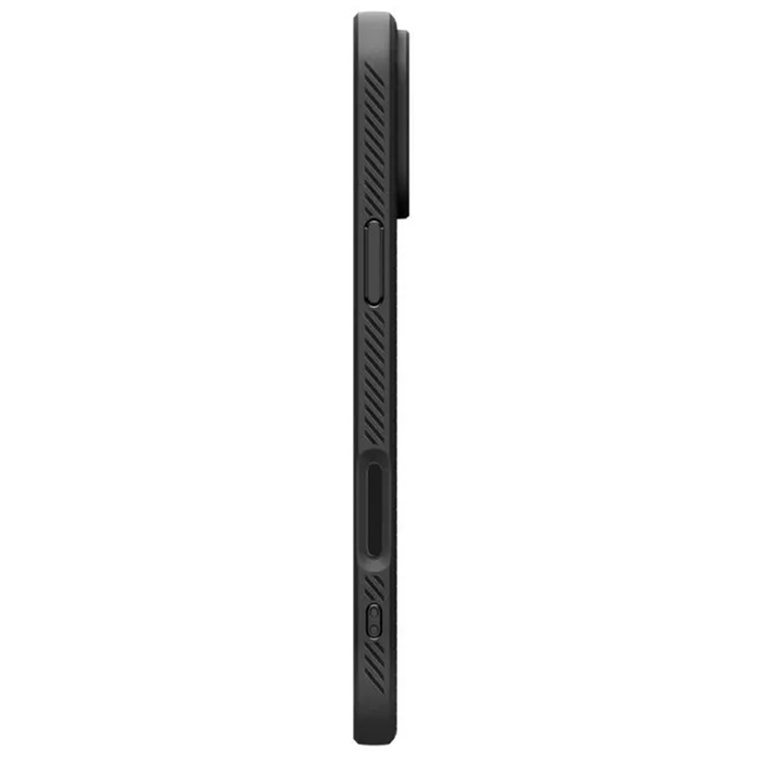 Spigen iPhone 17 Pro (6.3") Liquid Air Case - Matte Black Slim - Form-fitted - Lightweight - Premium Matt TPU Case - Easy Grip Design