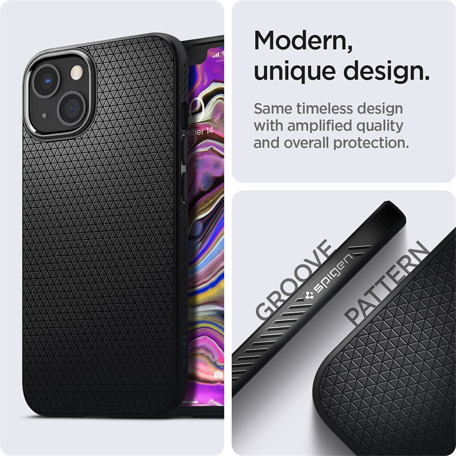 Buy the Spigen iPhone 13 mini (5.4") Liquid Air Case Matte Black,Slim