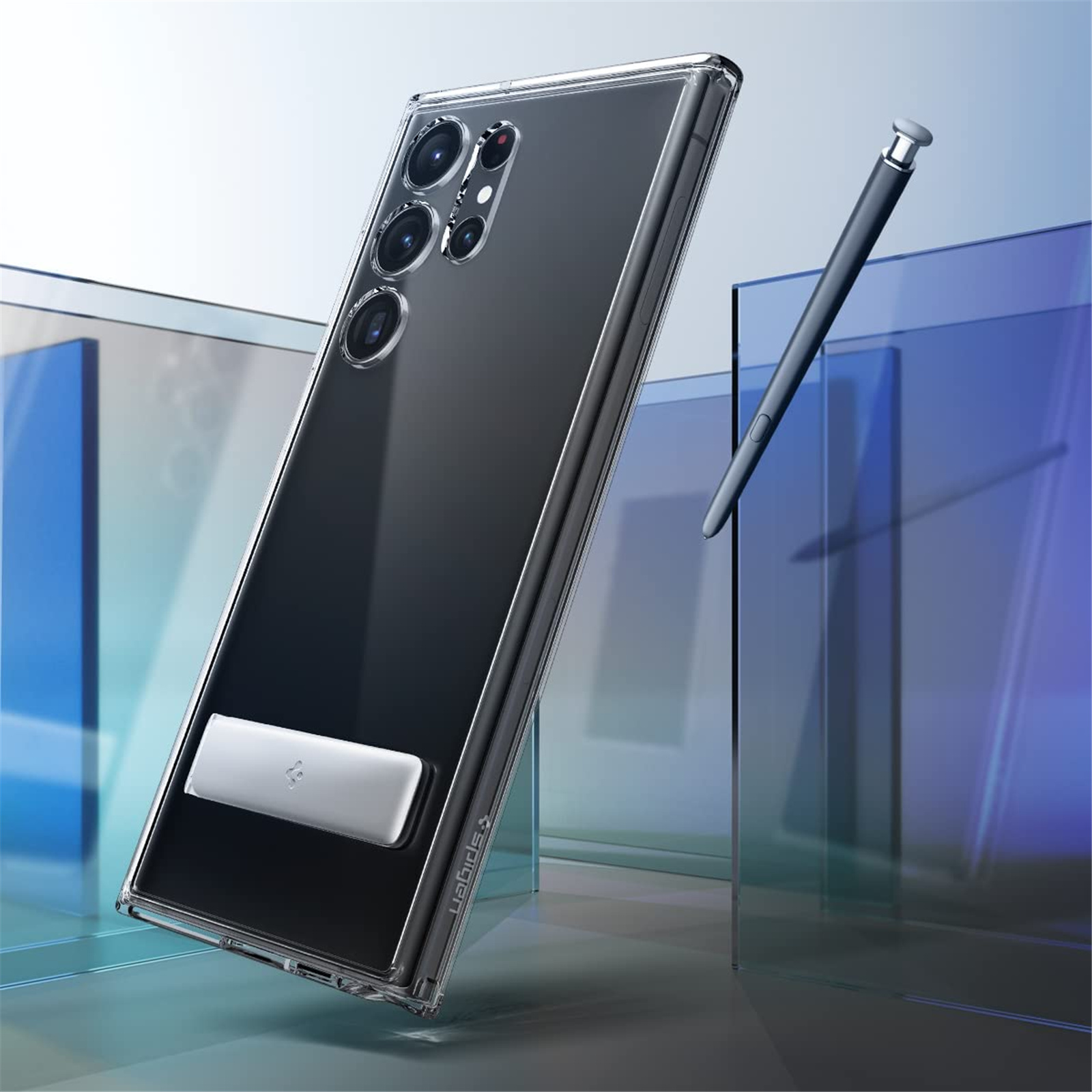 Buy the Spigen Galaxy S23 Ultra 5G Ultra Hybrid S Case Crystal Clear