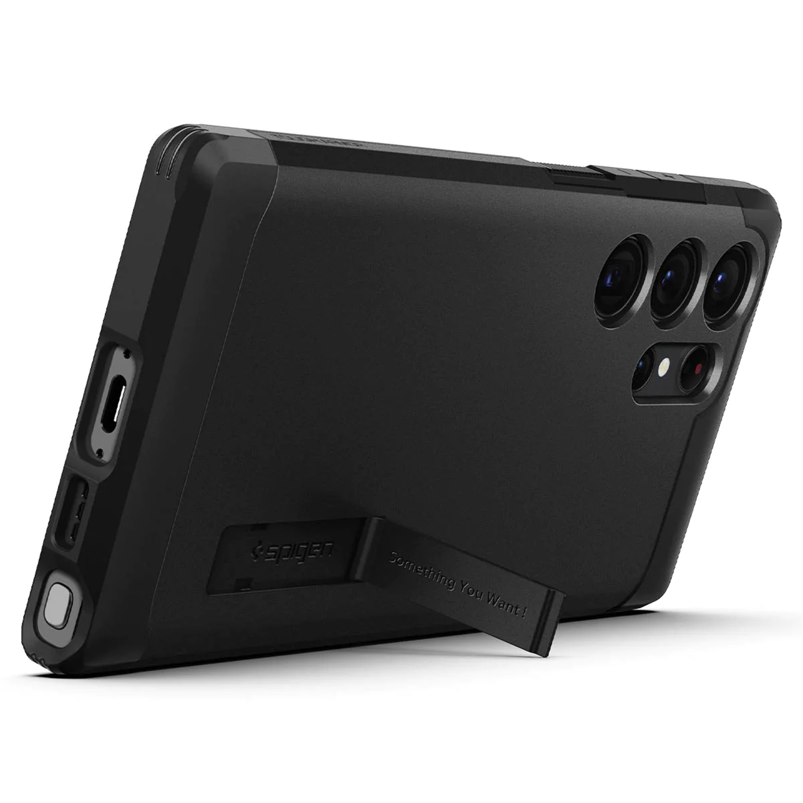 Buy the Spigen Galaxy S23 Ultra 5G Tough Armour Case Black HEAVY DUTY