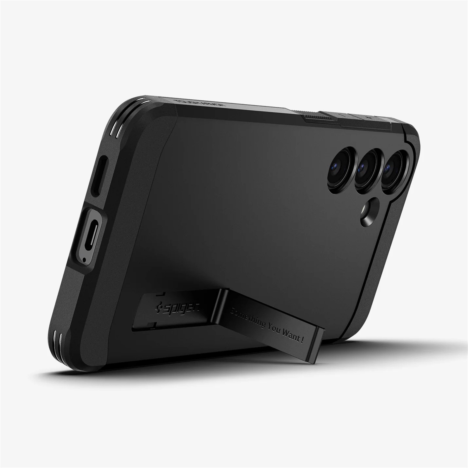 Spigen Galaxy S24 5G Tough Armor Case - Black HEAVY DUTY - 3-Layer Extreme Protection - Air Cushion Technology
