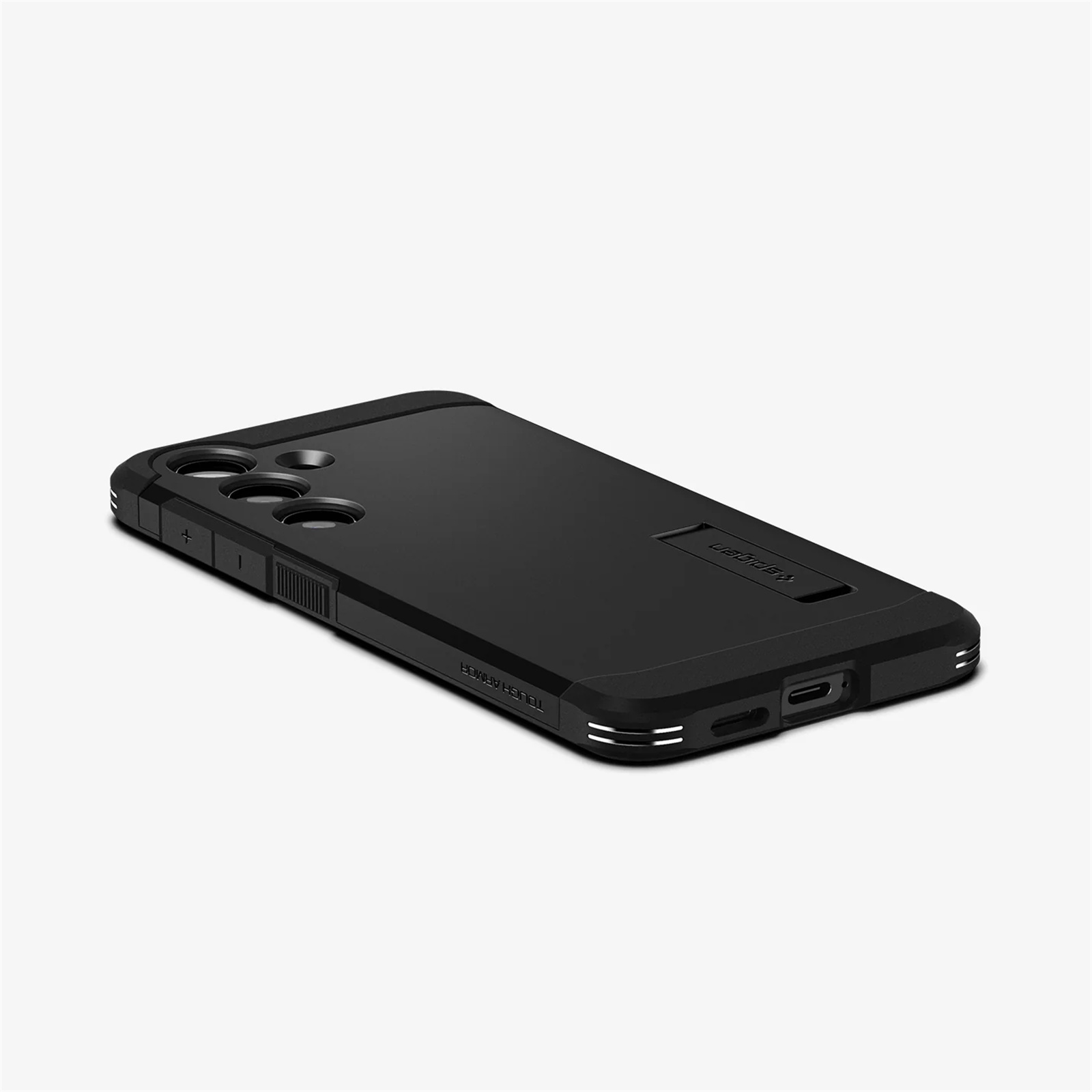 Spigen Galaxy S24 5G Tough Armor Case - Black HEAVY DUTY - 3-Layer Extreme Protection - Air Cushion Technology