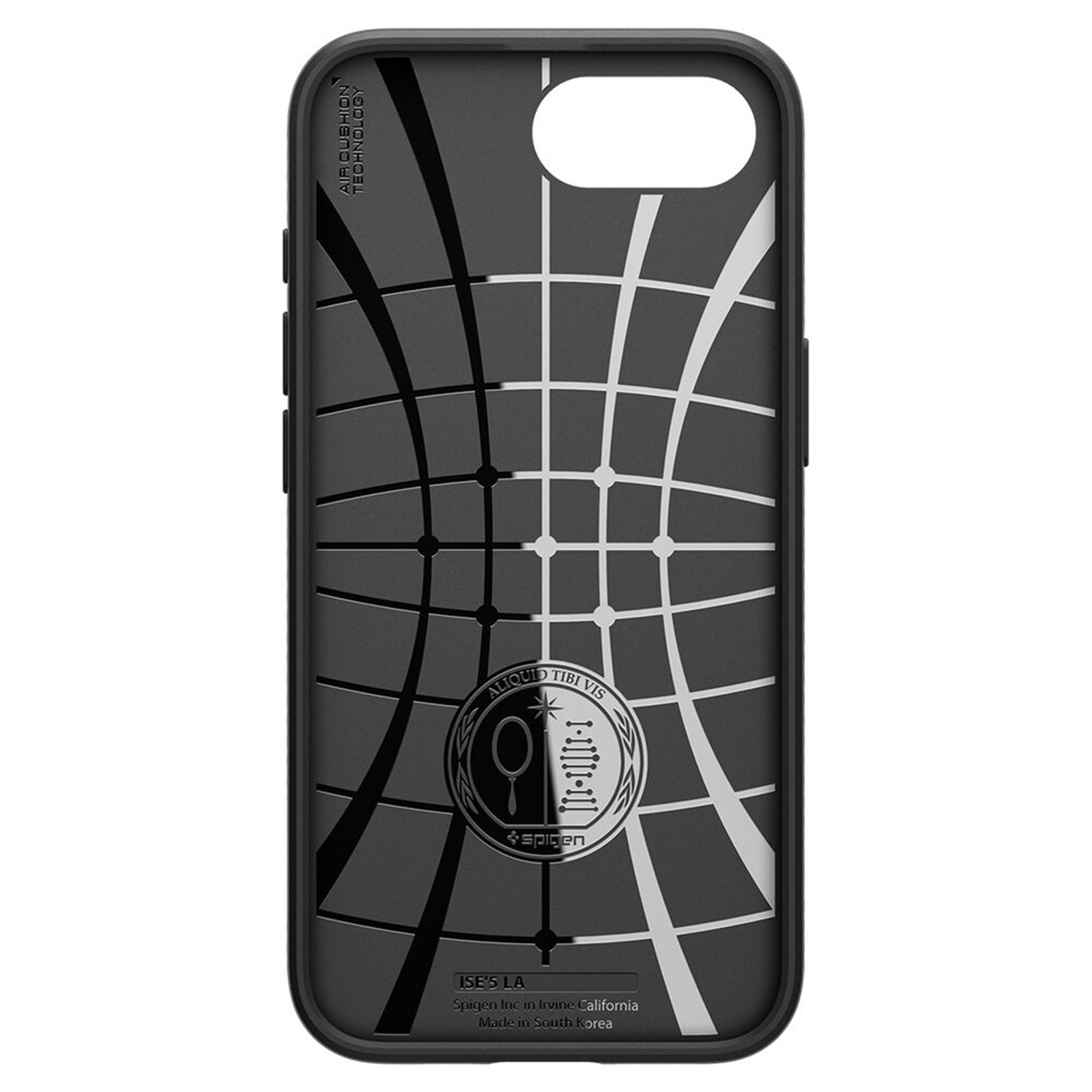 Spigen iPhone 16e (6.1") Liquid Air Case - Matte Black Slim - Form-Fitted - Lightweight - Premium Matt TPU Case - Easy Grip Design - ACS05037