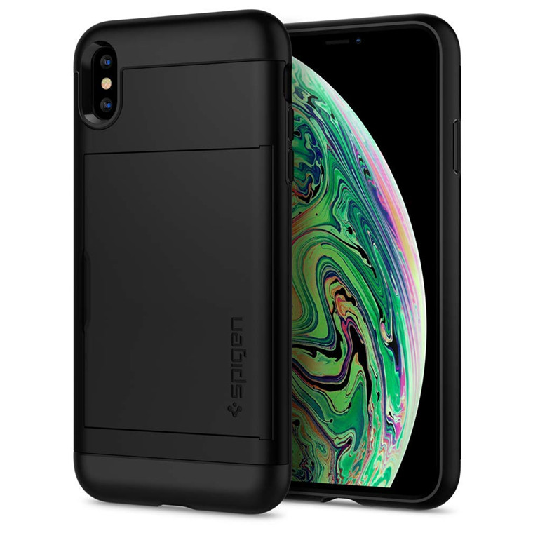 Buy The Spigen Iphone Xs Max 6 5 Slim Armor Cs Case Black