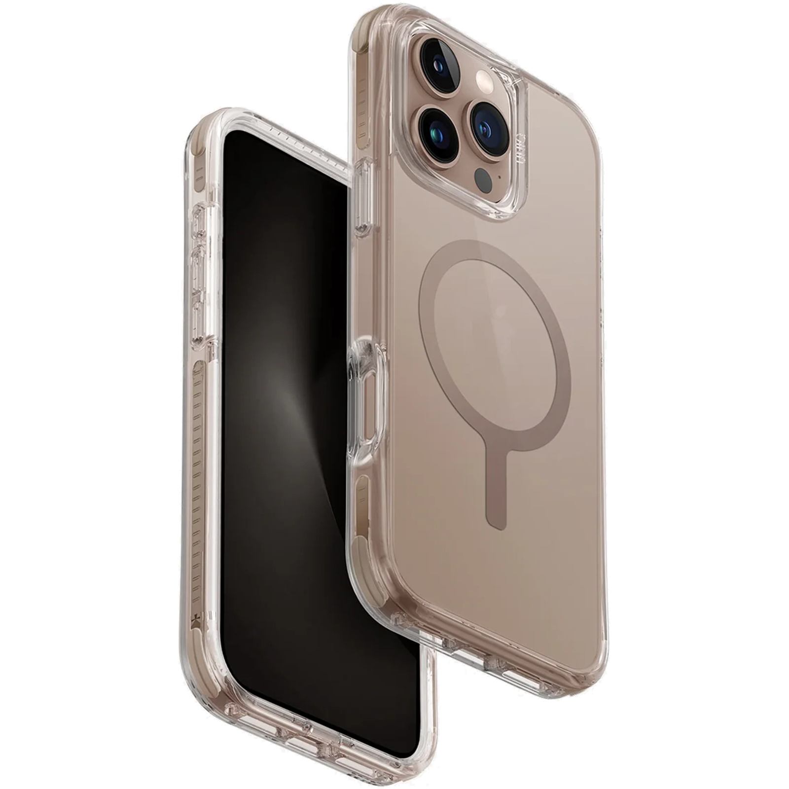 Buy the Uniq iPhone 16 Pro Max (6.9") Combat Case Taupe Gold Magsafe