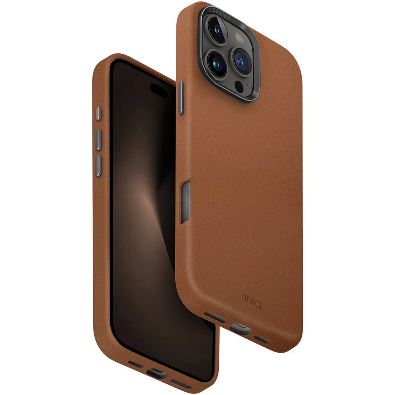 Buy the Uniq iPhone 16 Pro Max (6.9") Lyden Vegan Leather Case