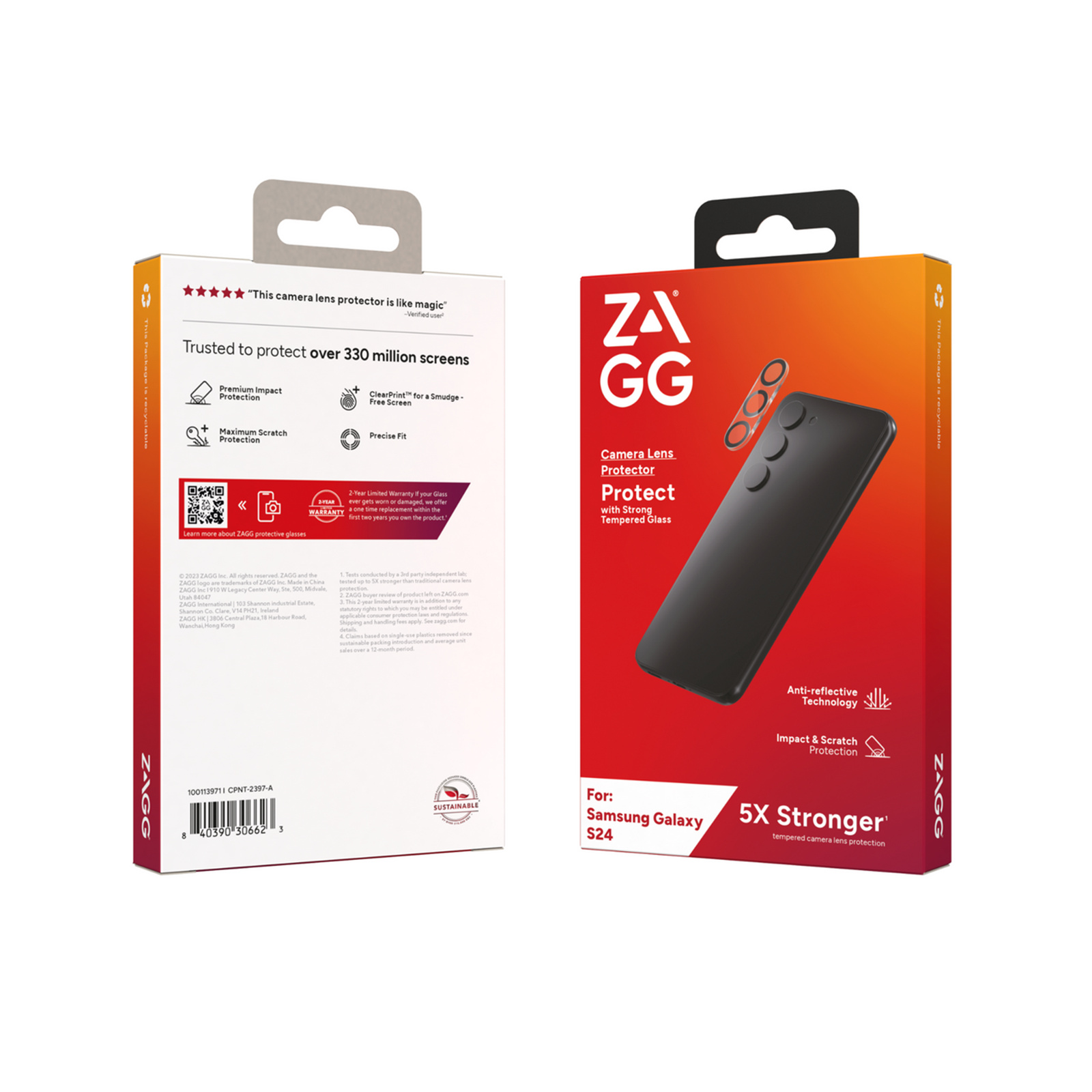 Buy the ZAGG Galaxy S24 5G Glass Camera Lens Protector ( 100113971