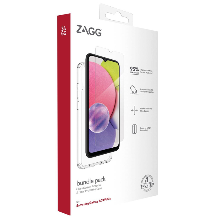 Buy the ZAGG Galaxy A05 Case & Screen Protector Bundle Clear