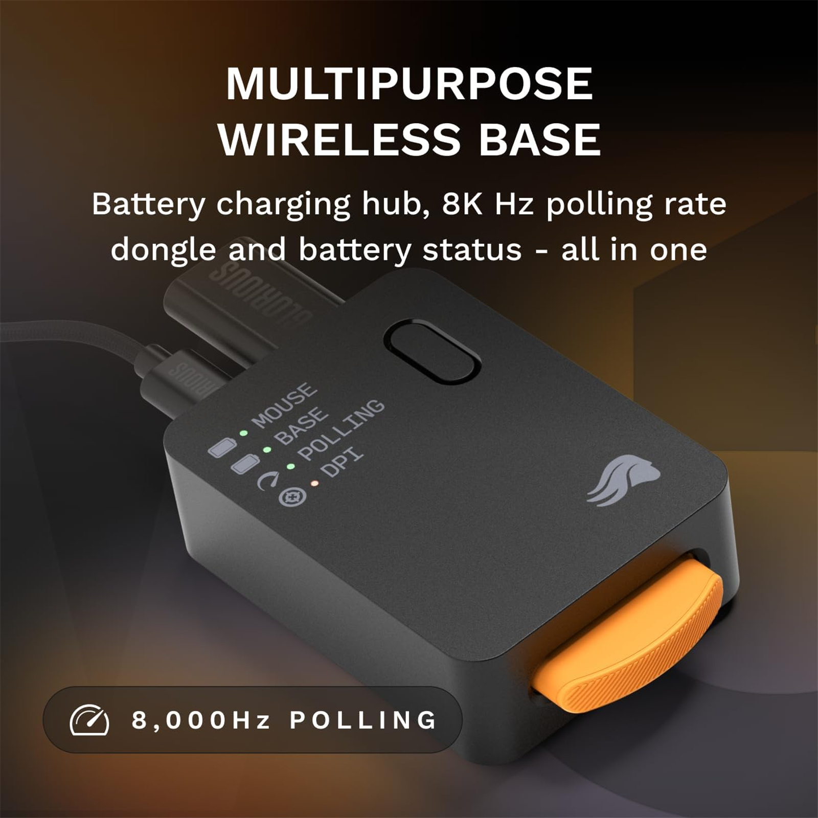Glorious Model D 3 Wireless Gaming Mouse - Black