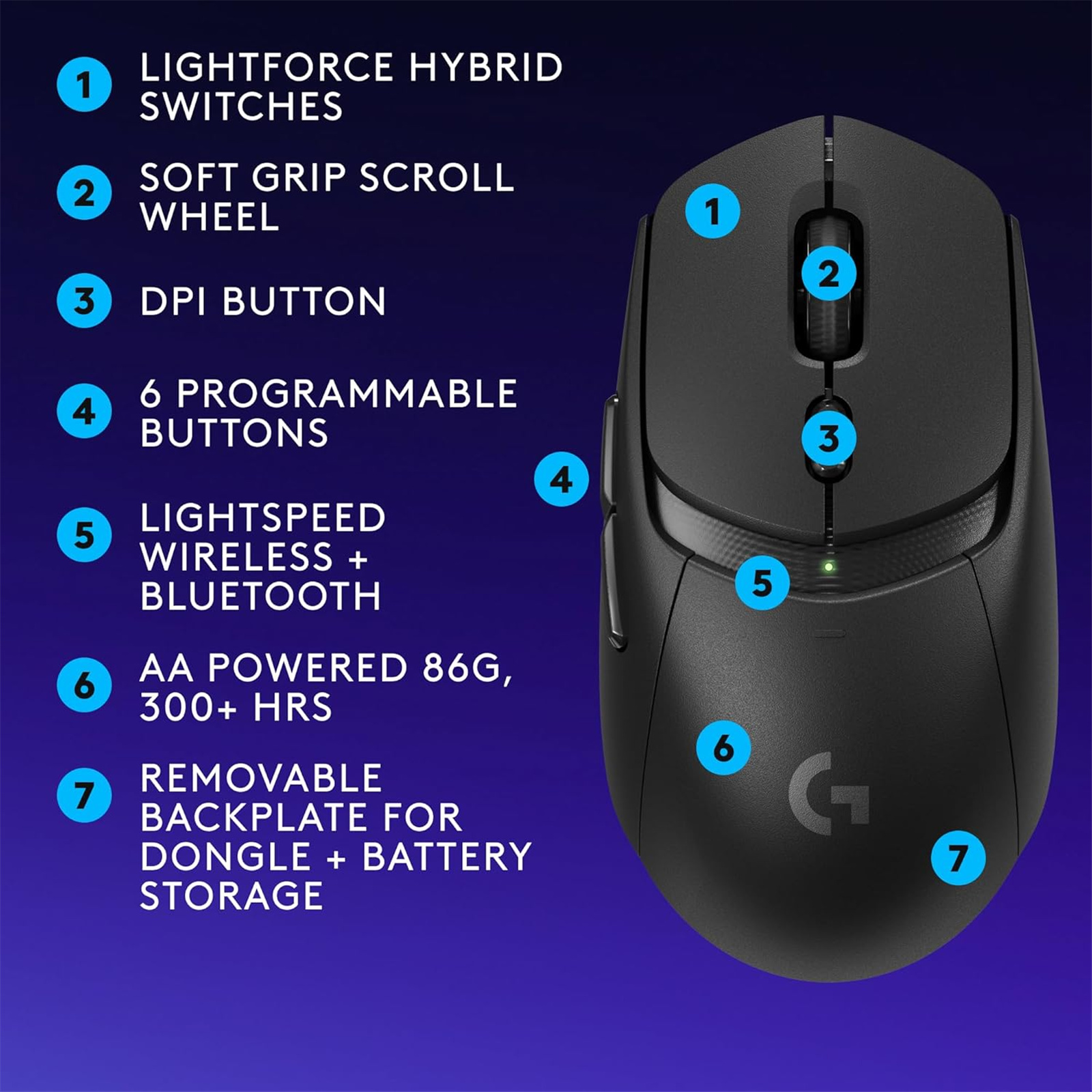 Buy the Logitech G309 Lightspeed Wireless Gaming Mouse - Black ( 910 ...