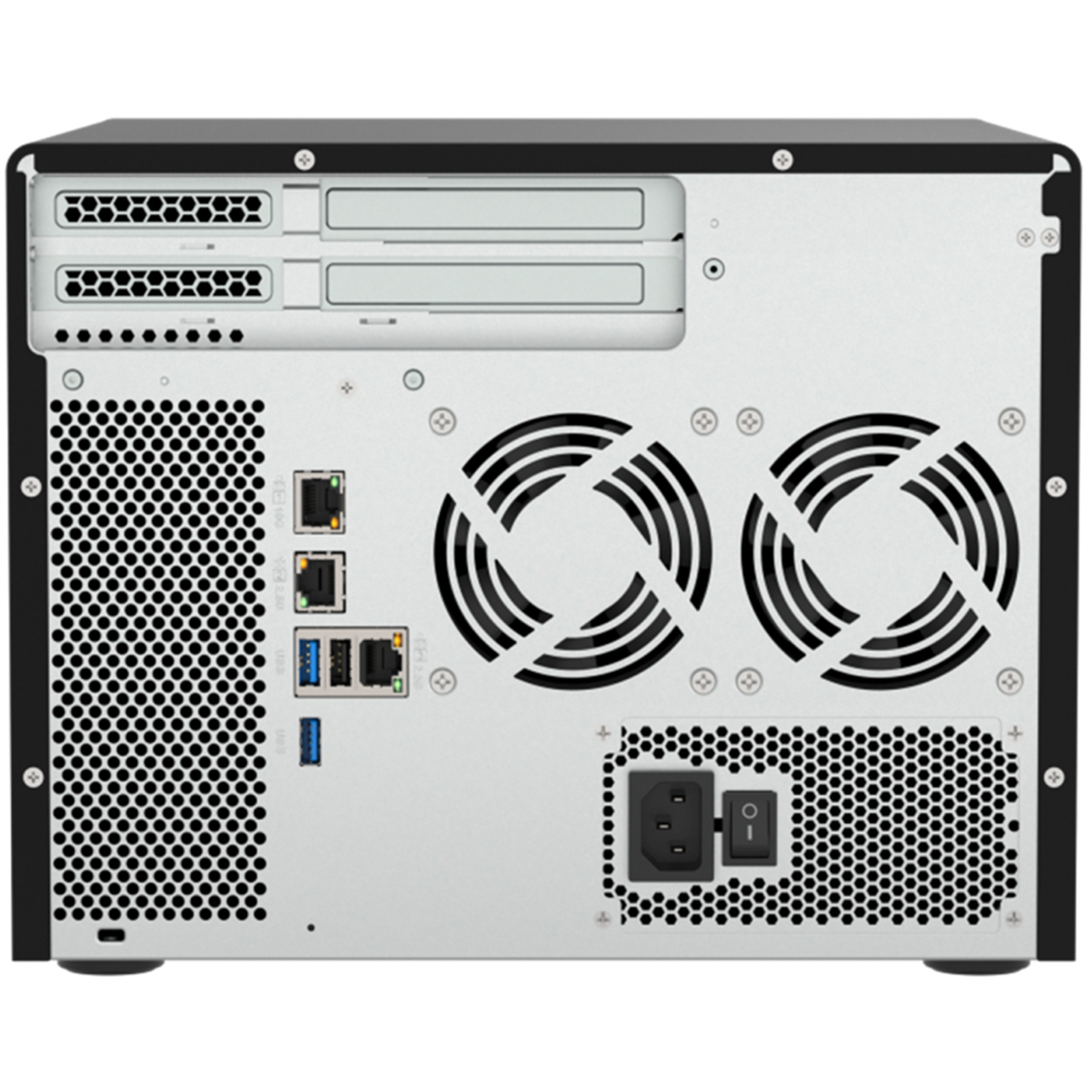 QNAP TS-855X-8G Business 8-Bay (6x3.5" + 2x 2.5") Desktop NAS Server, Intel 8 Core Upto 2.8 GHz 8GB DDR4 (128GB Max), 2x M.2, 2x 2.5 GbE, 1x 10 GbE,2x PCIe, 4x USB, 3 Years Warranty, Come with 8 Camera Licenses