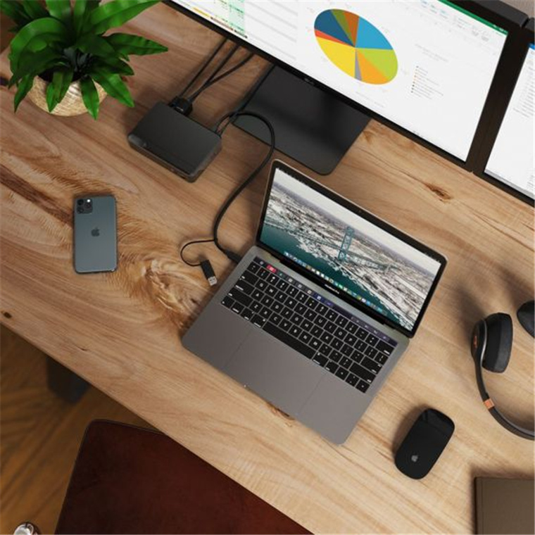 Alogic USB-C & USB 3.0 Dual FHD Pro Docking Station with 85W Power Delivery 2x HDMI - 1x USB-C - 4x USB 3.0 - 1x RJ45 - Support Apple Intel / M1 / M2 (Dual Display) / ChromeOS / Windows - 2Y Warranty