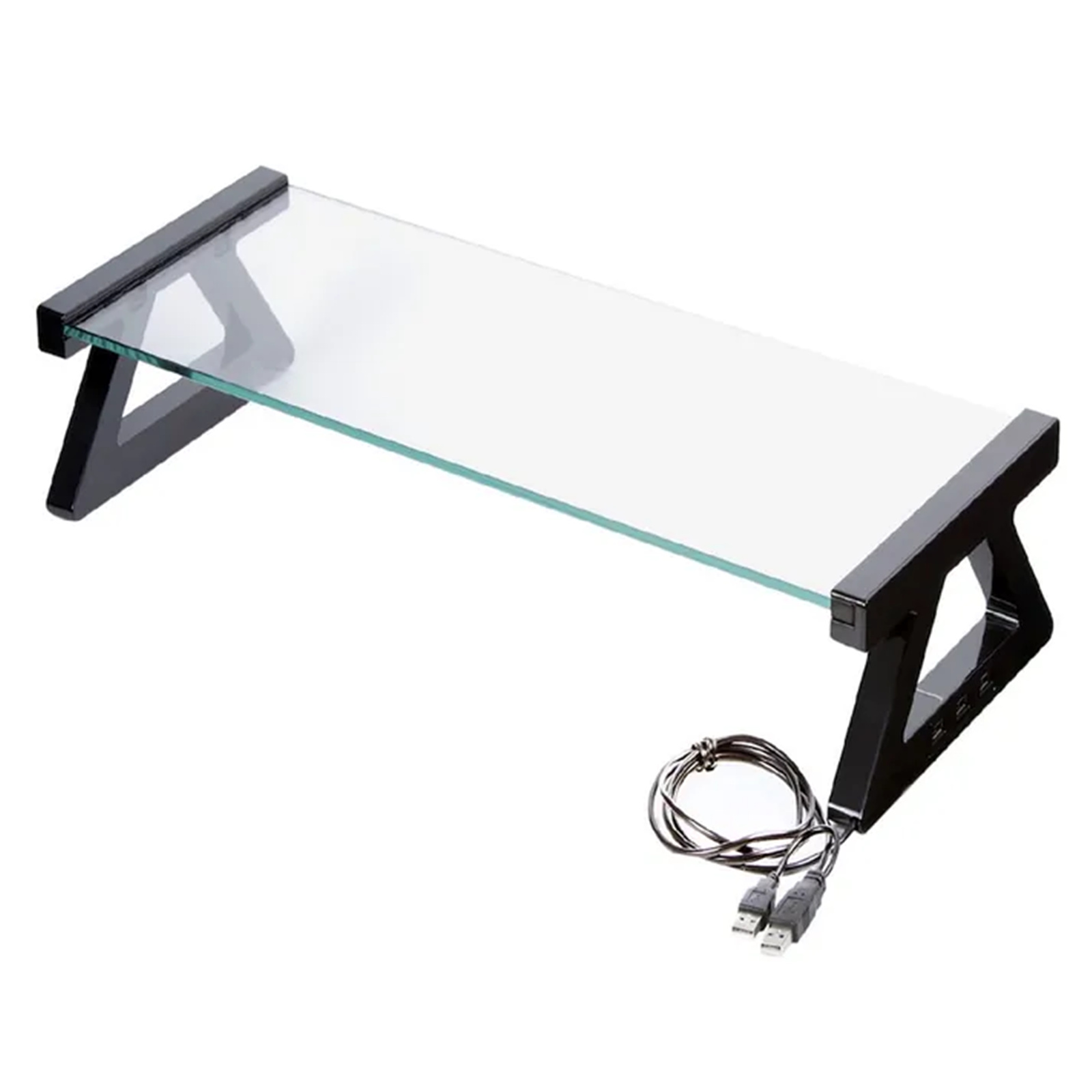 Buy the Kensington K55320AU KTG GLASS MONITOR STAND WITH USB HUB