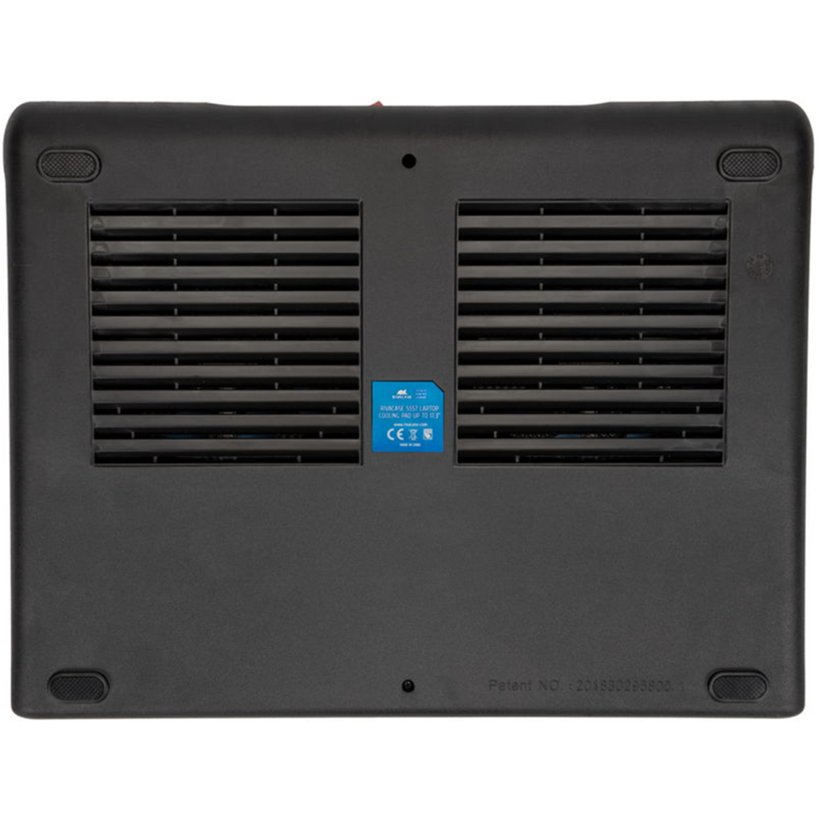 Rivacase Laptop Cooling Pad - Black- With Silent Cooling Fan - Support up to 17.3" Laptops Notebook
