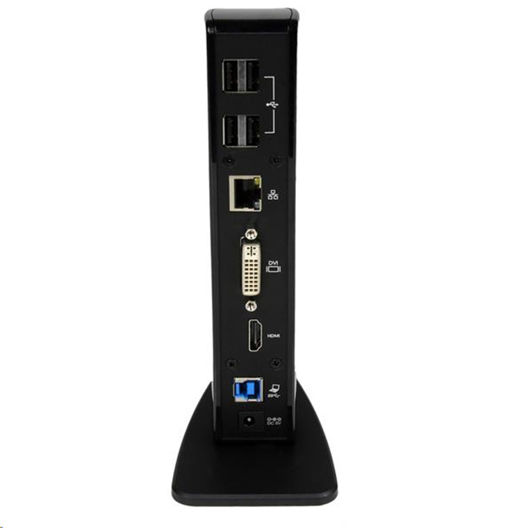 StarTech.com USB 3.0 Dual FHD Docking Station 1x HDMI - 1x DVI - 2x USB 3.0 - 4x USB 2.0 - 1x 3.5mm Audio-in - 1x 3.5mm Audio-out - Support Apple MacOS / ChromesOS / Microsoft Windows - No Power Delivery