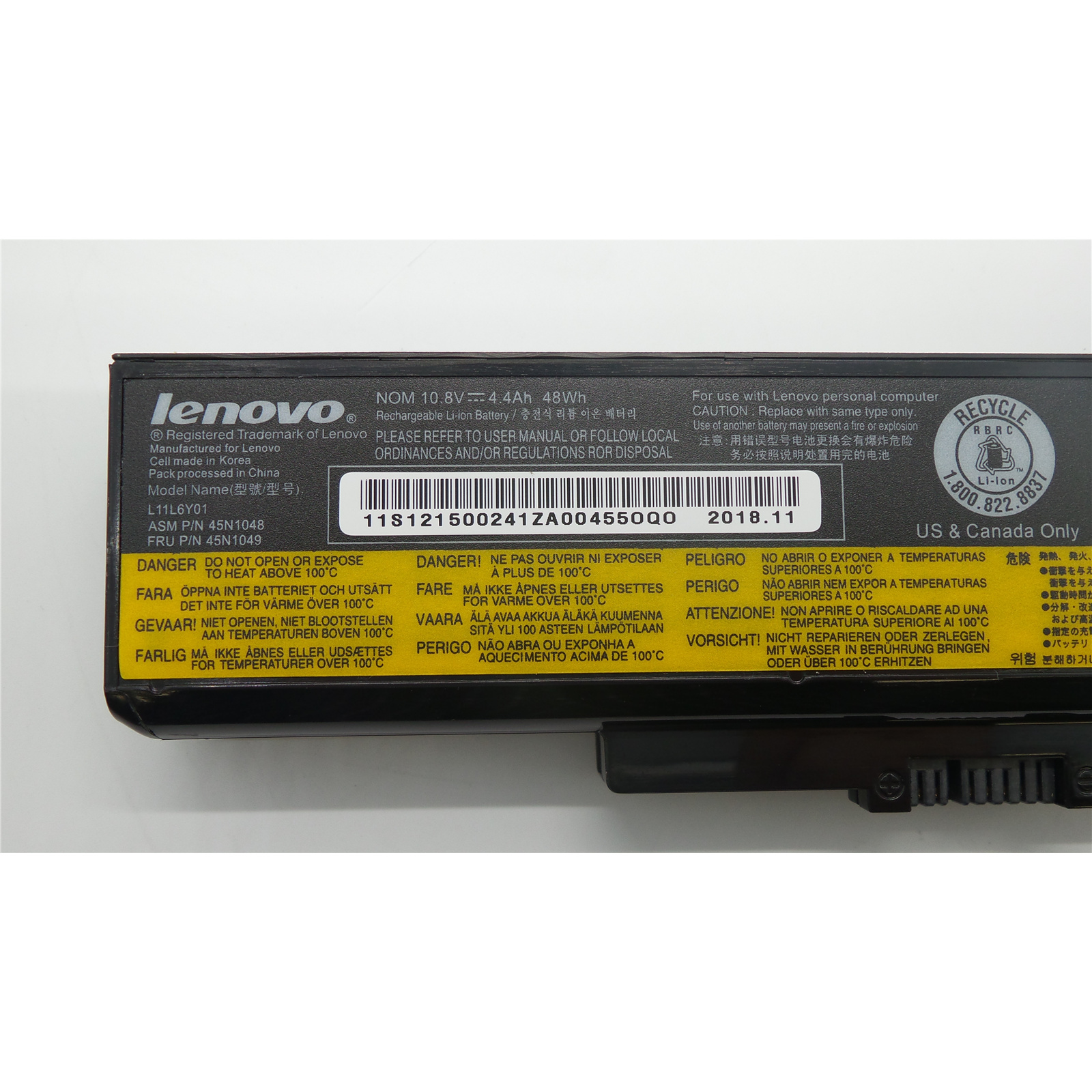 Buy The Lenovo Oem Battery 45n1048 45n1049 For Lenovo Thinkpad Edge E430 E431 Nbboem0223 Online Pbtech Co Nz