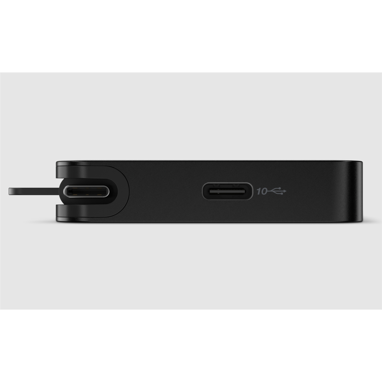 Lenovo Single 4K USB-C Super Slim Travel Hub with Cable Management & 65W Power Delivery 1x HDMI - 2x USB-C 3.2 Gen2 - 2x USB-A - 1x SD Reader - 1x MicroSD Reader - Support ChromeOS / Linux / MacOS / Windows 10 & Above - 3 Year Warranty
