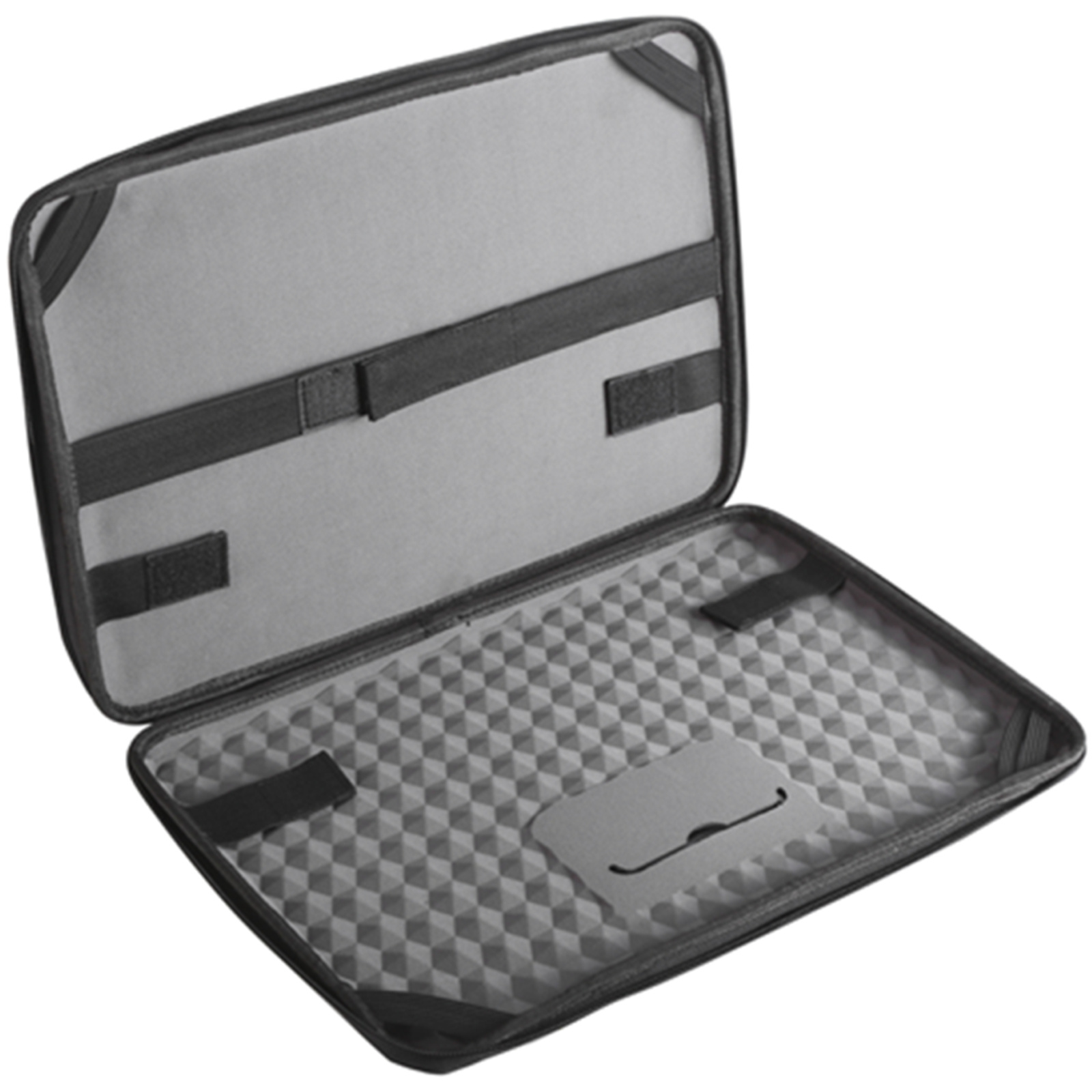 NZSTEM Hard Shell Sleeve for 14.1"-15" Laptops - Black with Shoulder Strap - Suitable for BYOD Education Chromebook