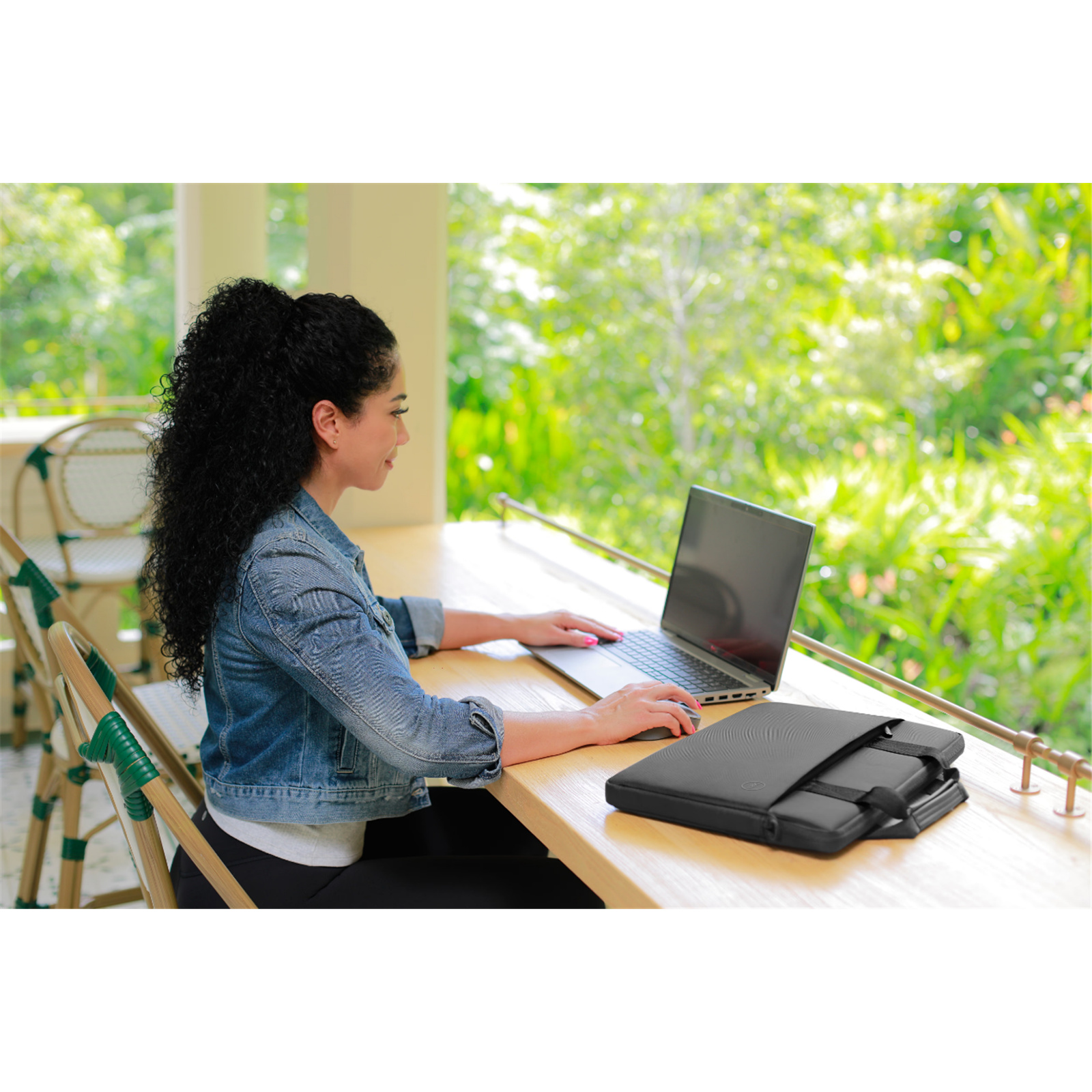Dell EcoLoop CV5623 Pro Sleeve Carry Bag for 15"-16" Laptop Weather Resistant - Luggage Pass Through - Carrying Strap