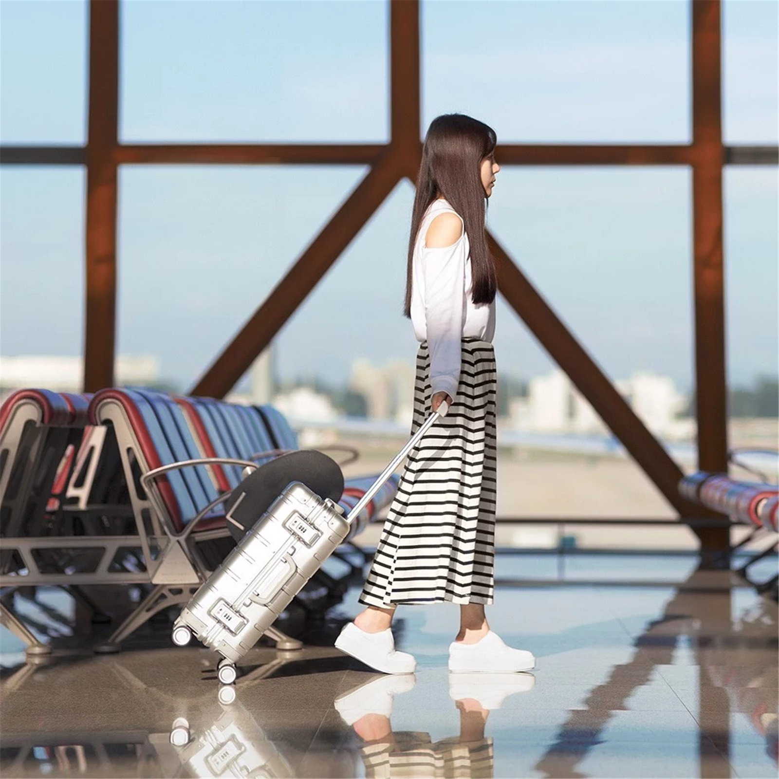 90fun metal travel luggage 20