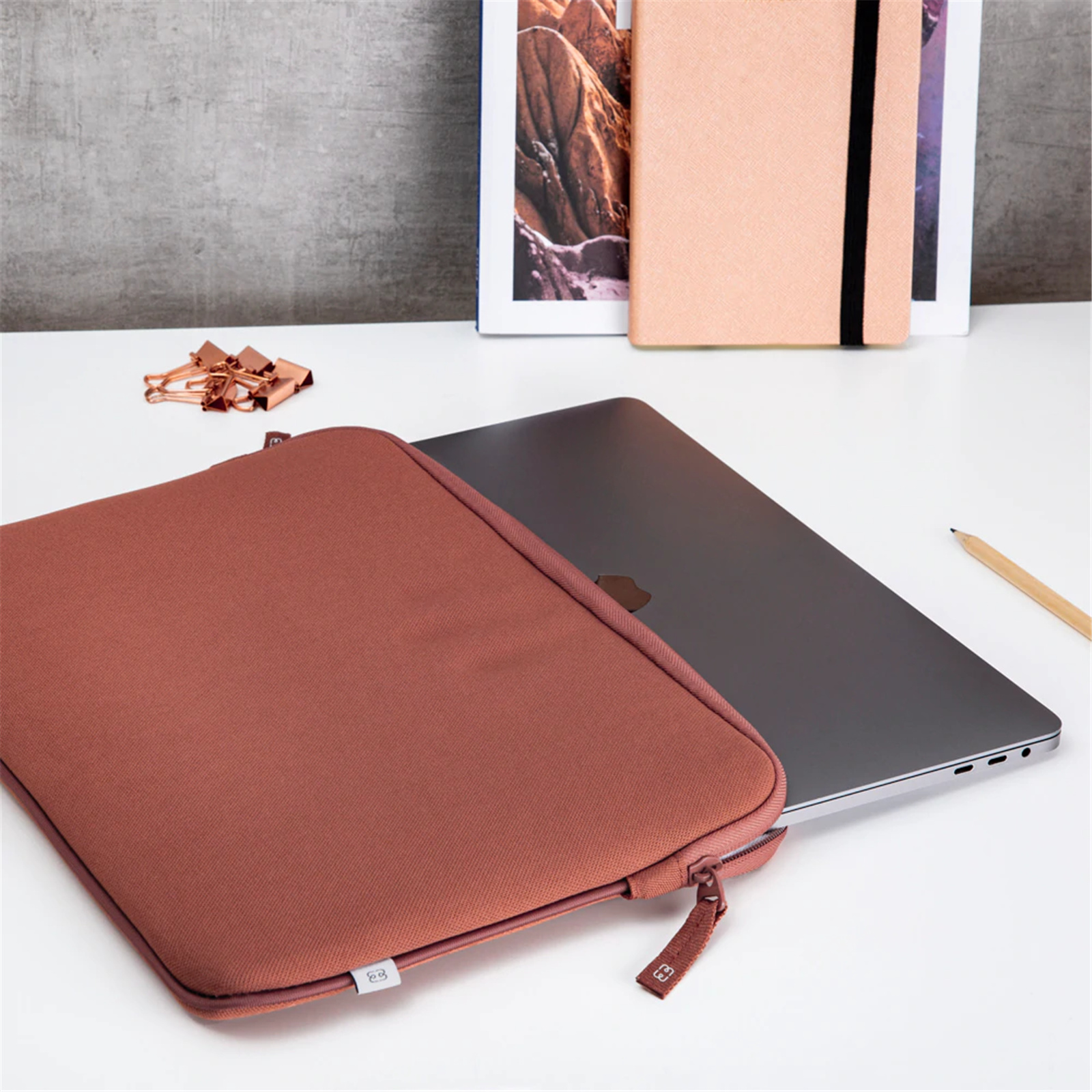 Buy the MW Horizon Recycled Memory Foam Laptop Sleeve Red Designed