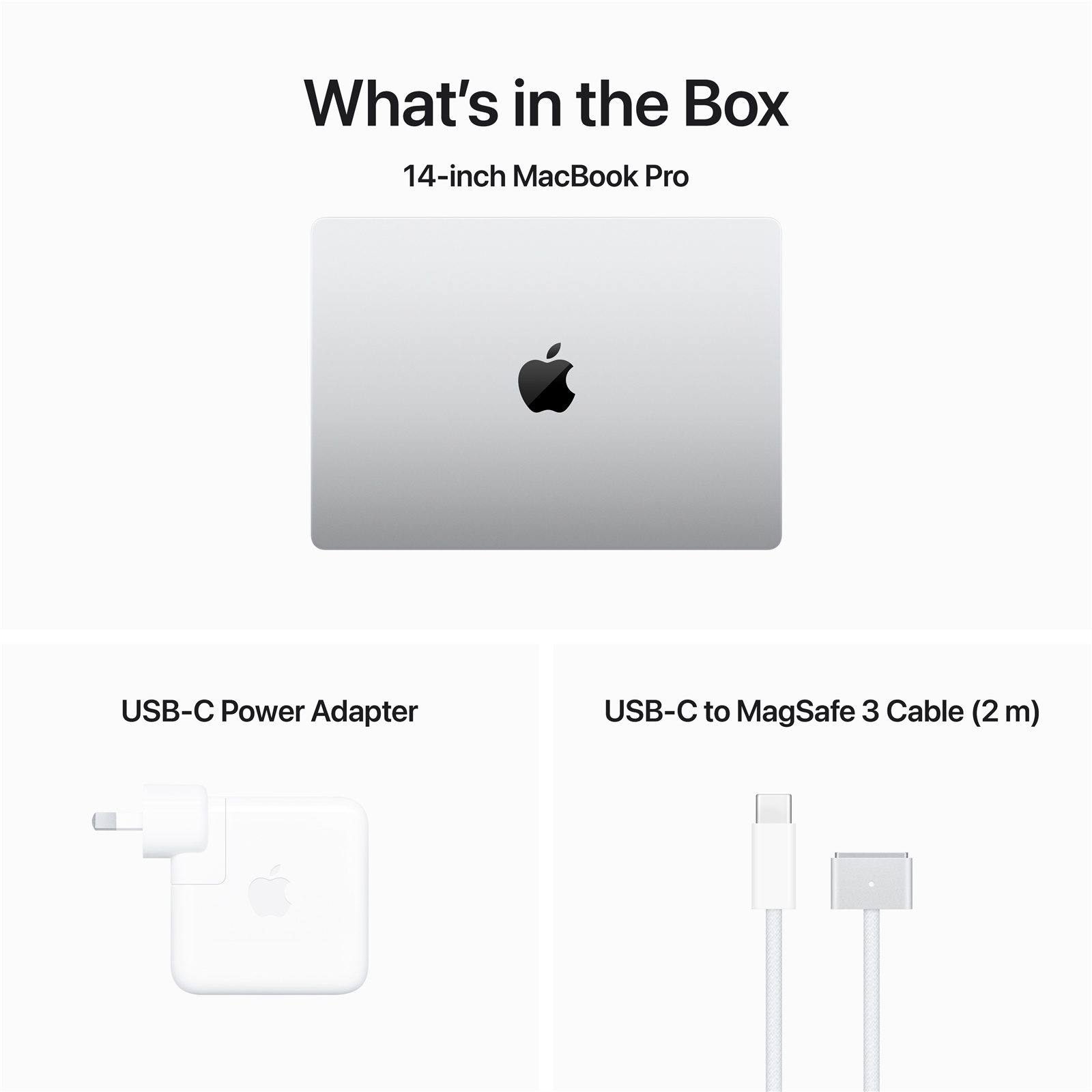 Apple Macbook Pro 14" Laptop with M3 Pro  Chip - Silver 18GB Unified Memory - 512GB SSD - 11-Core CPU - 14-Core GPU - 14-inch Liquid Retina XDR Display 70W USB-C Power Adapter
