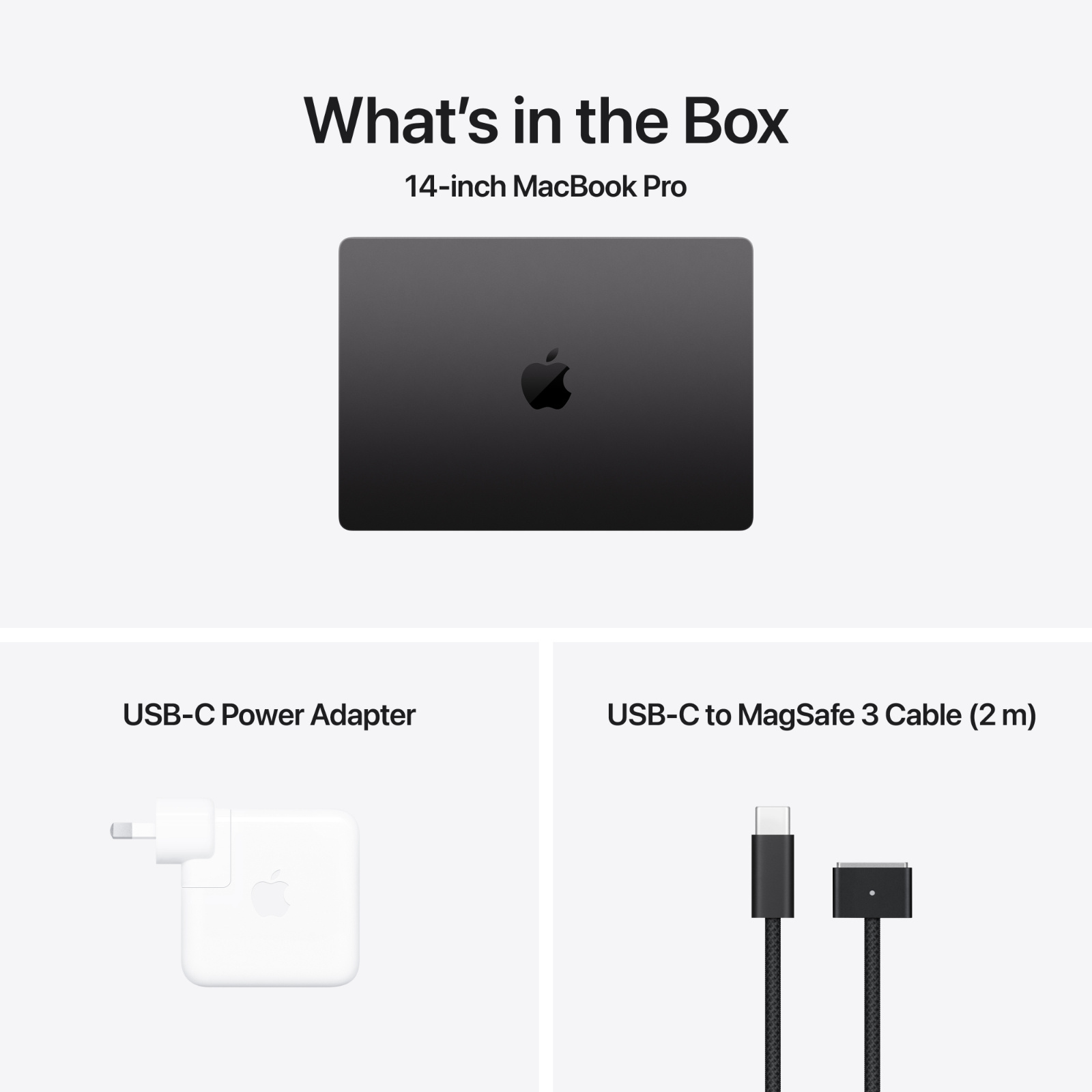 Apple Macbook Pro 14" Laptop with M4 Pro Chip - Space Black 24GB Unified Memory - 512GB SSD - 12-Core CPU - 16-Core GPU - 14-inch Liquid Retina XDR Display 70W USB-C Power Adapter
