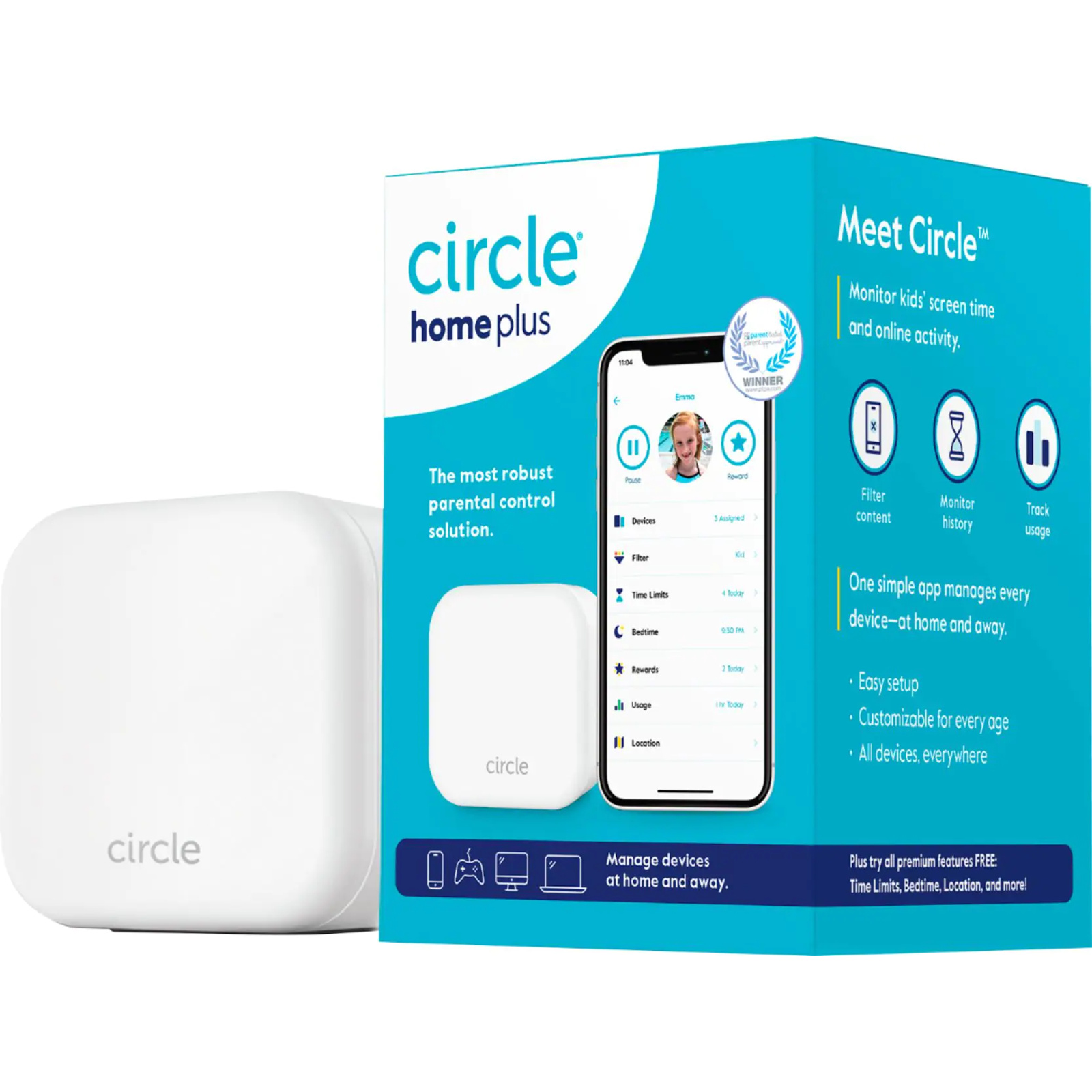 Buy the Circle Home Plus Gen 2 Parental Controls (Bonus 12 Months APP