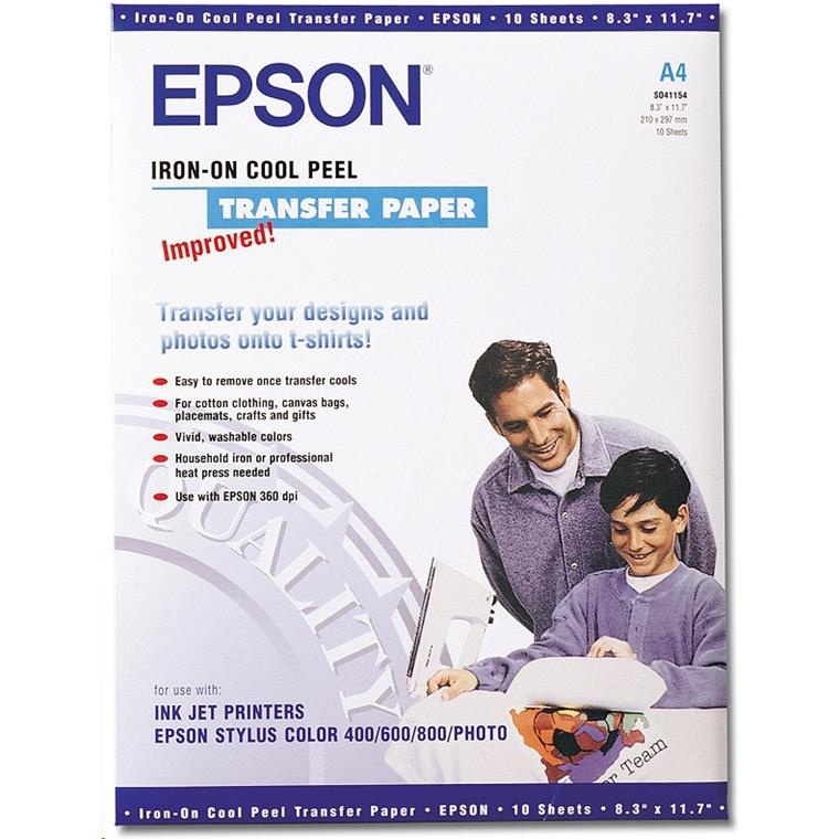 Buy the Epson IronOn Transfer Paper A4 10 Sheet ( C13S041154