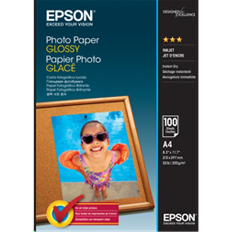 Buy the Epson C13S042540 Photo Paper A4 Glossy Smooth 100 Sheet