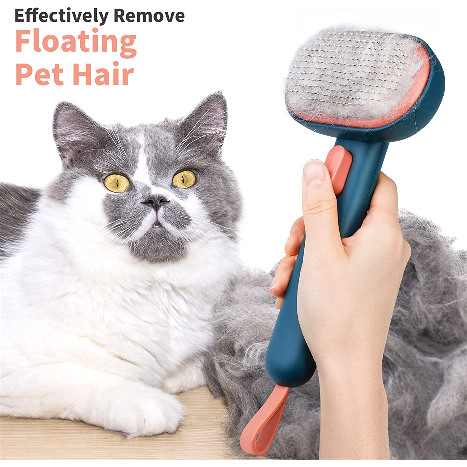 Buy the Aumuca Cat Brush for Shedding (Green) Cat Brushes for Indoor