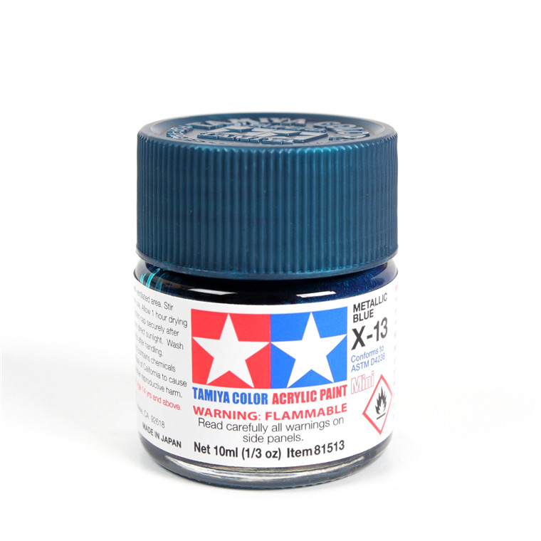 Buy the Tamiya X13 Acrylic Mini Paint Metallic Blue 10ml ( Tamiya