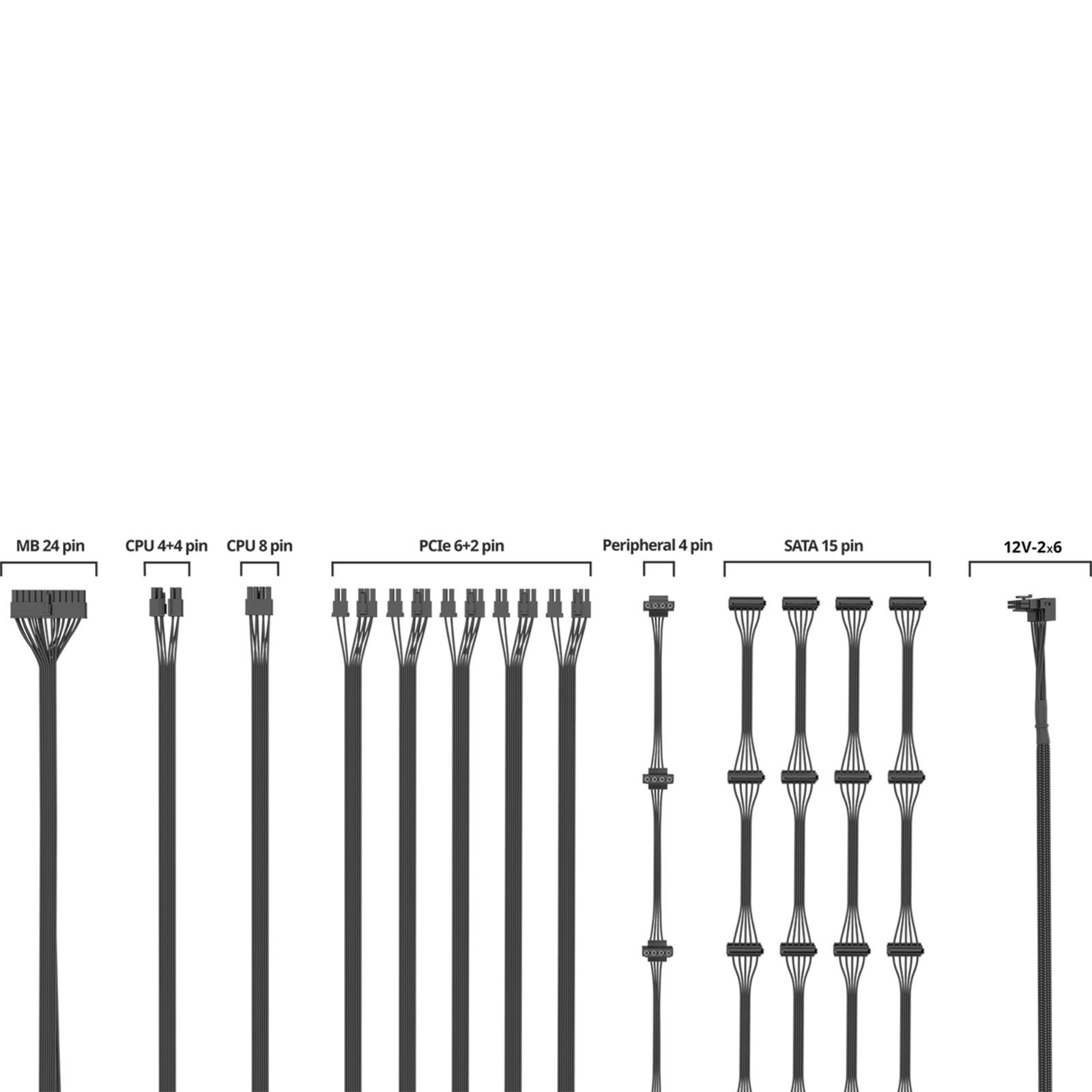 Cooler Master V Platium V2 1300W Power Supply 80 Plus Platinum - Fully Modular -