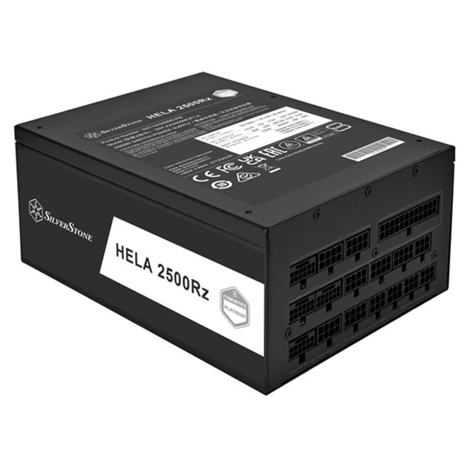 Silverstone HELA 2500Rz 2500W ATX 3.1 Plantinum Power Supply Cybenetics Platinum Efficiency Certification - Fully Modular