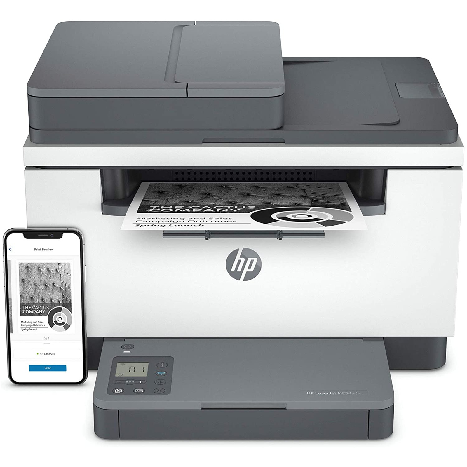 Buy the HP LaserJet MFP M234SDW Mono laser printer Scan, Copy